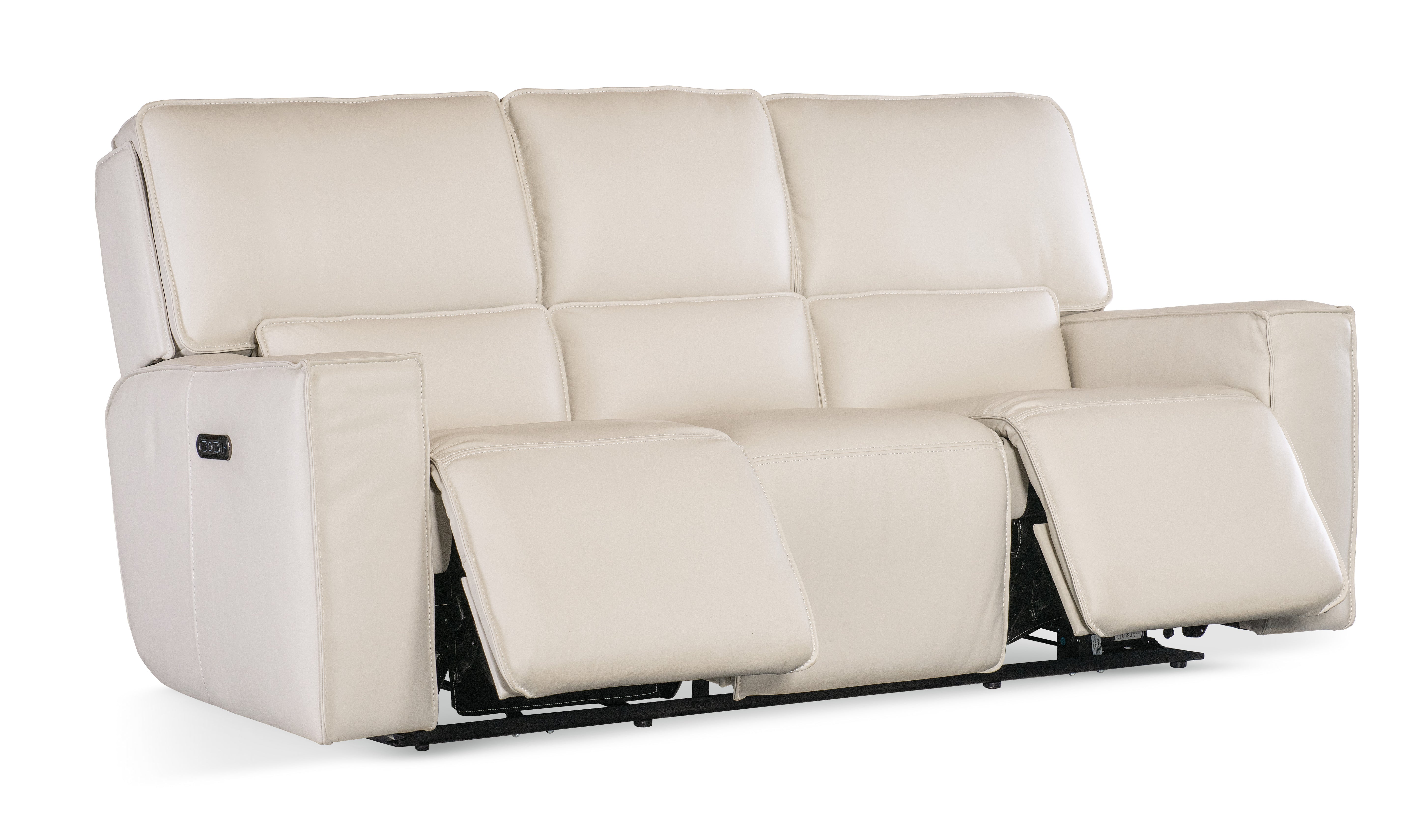 Hooker Furniture Miles Zero Gravity Sofa with Power Recline Power Headrest in Grey