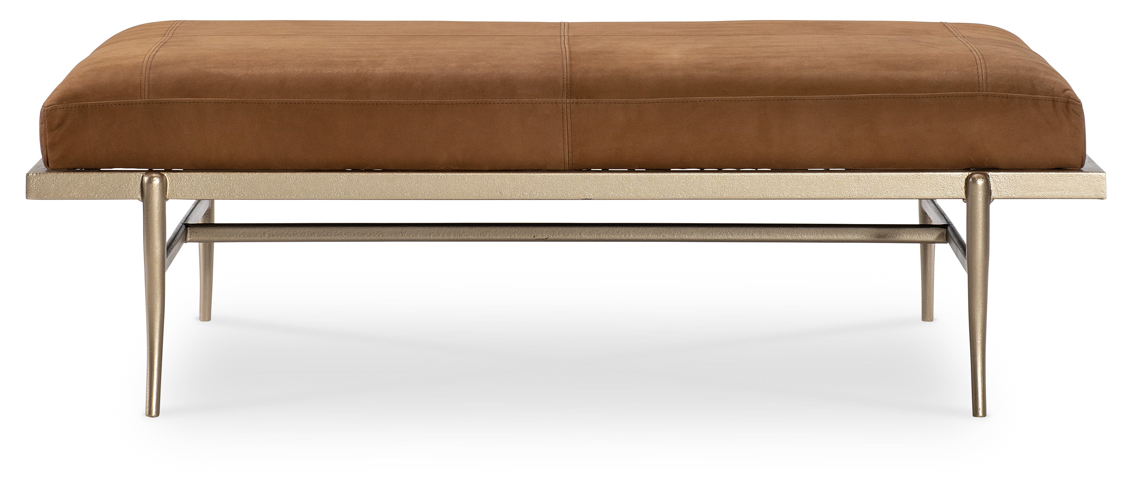 Hooker Furniture Melange Tobin Cocktail Ottoman in Brown