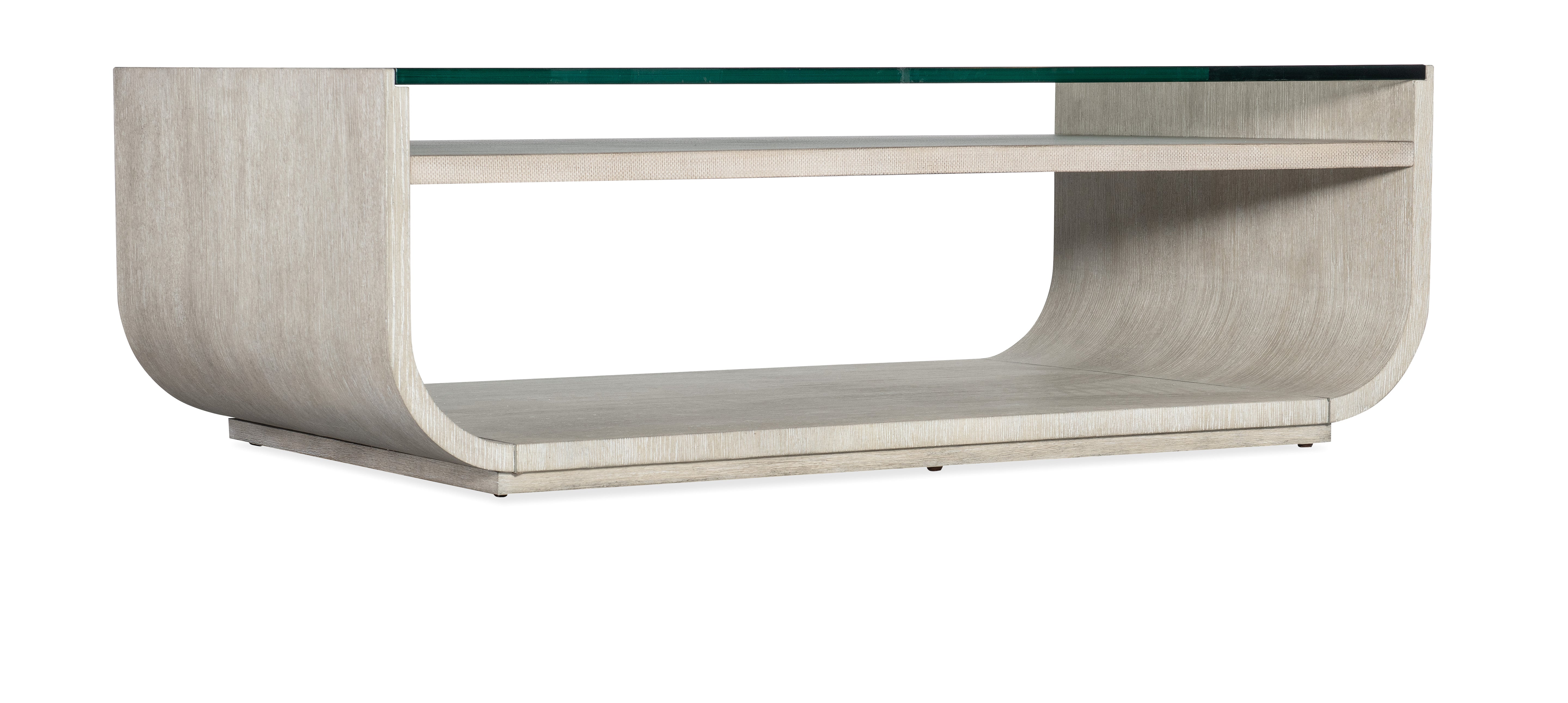 Hooker Furniture Modern Mood Rectangle Cocktail Table in Light Brown