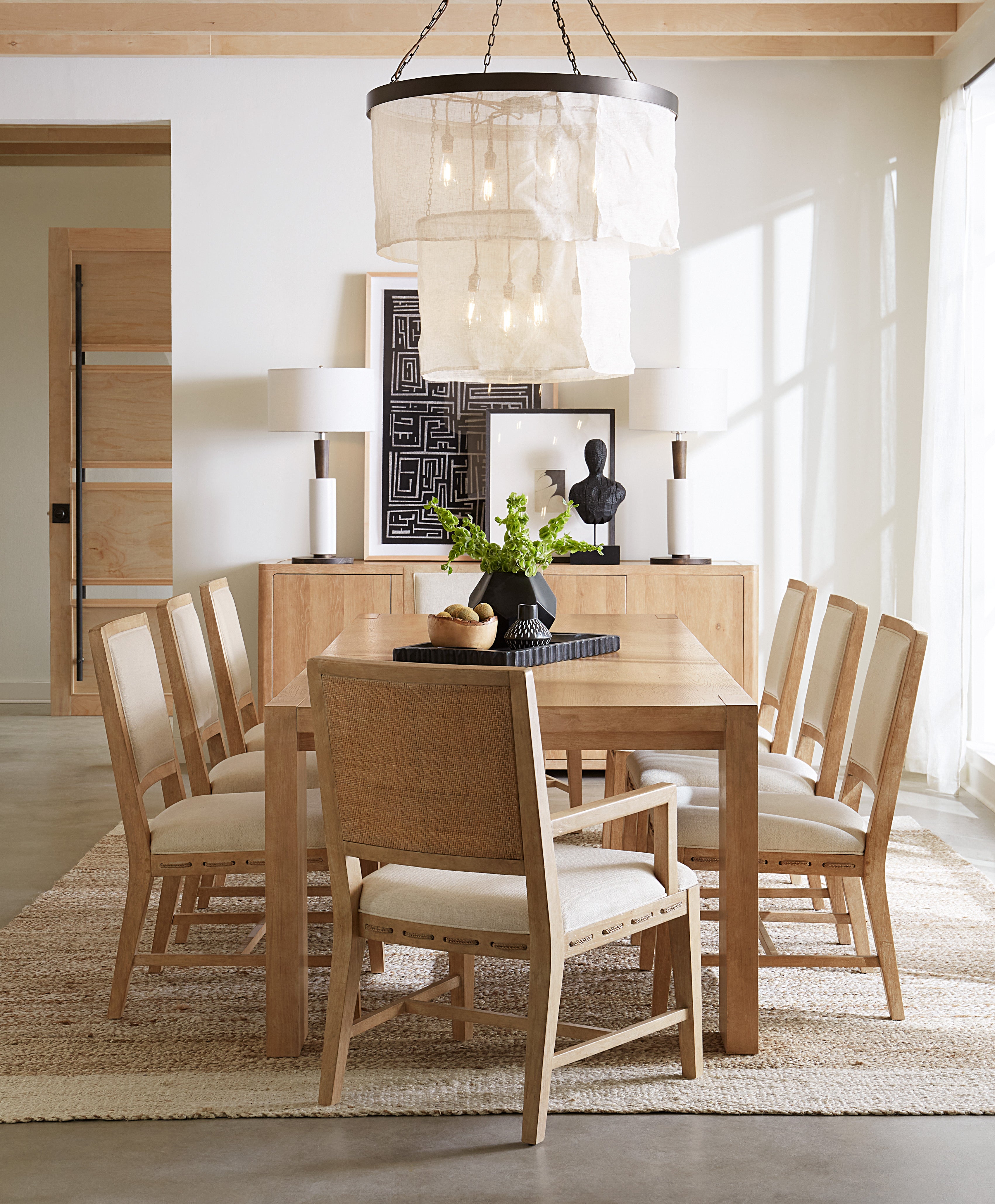 Hooker Furniture Retreat Cane Back Arm Chair