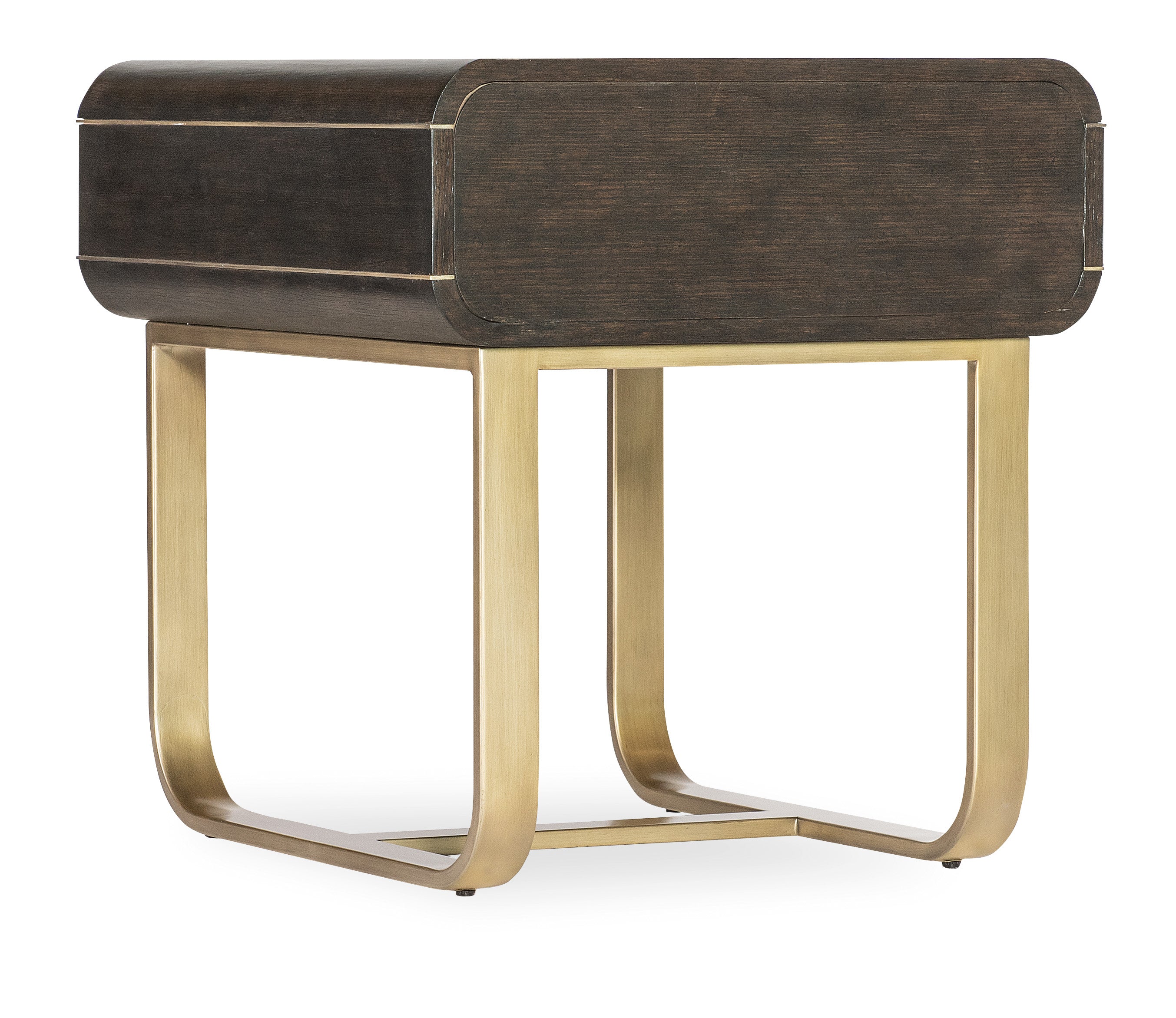 Hooker Furniture Commerce & Market Metropolitan End Table in Dark Wood