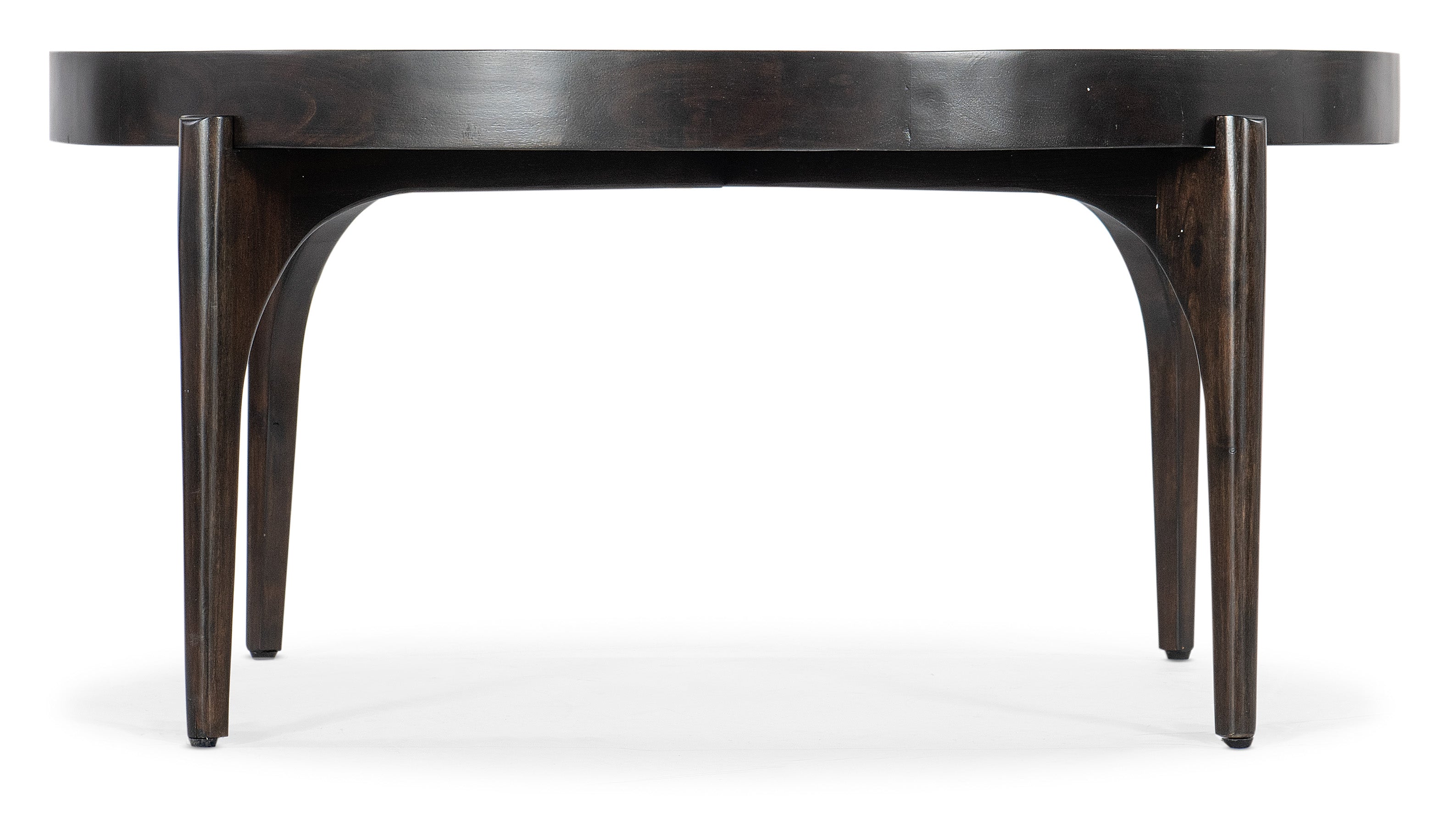 Hooker Furniture Commerce & Market Round Cocktail Table in Dark Brown