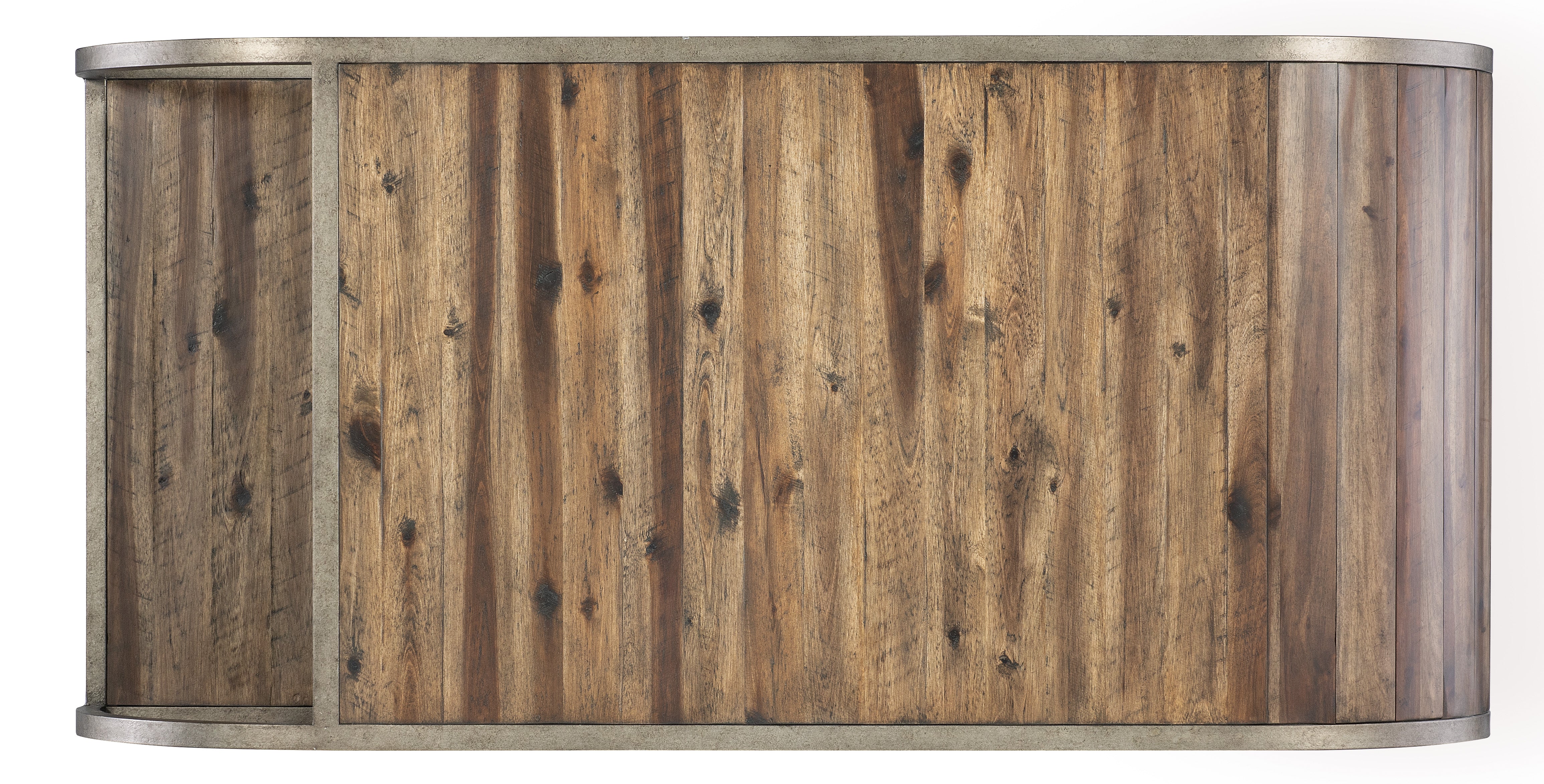 Hooker Furniture Commerce & Market Open Ended Cocktail Table in Medium Wood