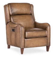Hooker Furniture Carrington Power Recliner w/Power Headrest in Brown