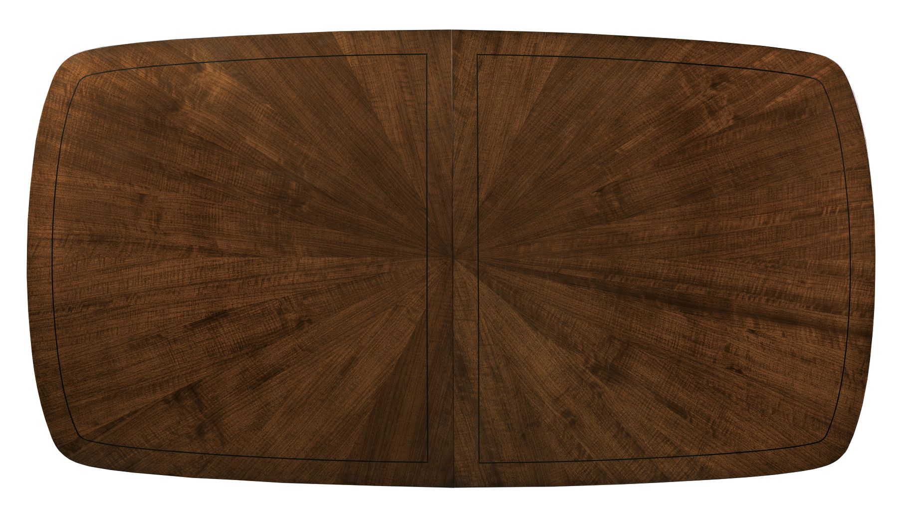 American Drew Vantage Randolph Dining Table in Warm Brown