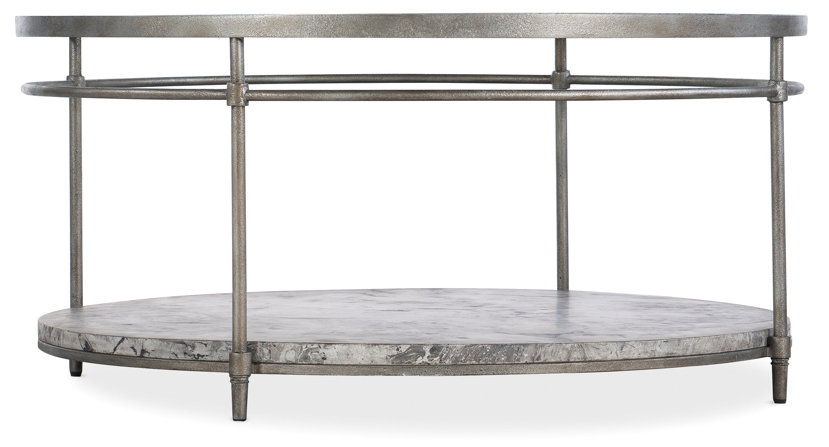 Hooker Furniture Round Cocktail Table in Silvers
