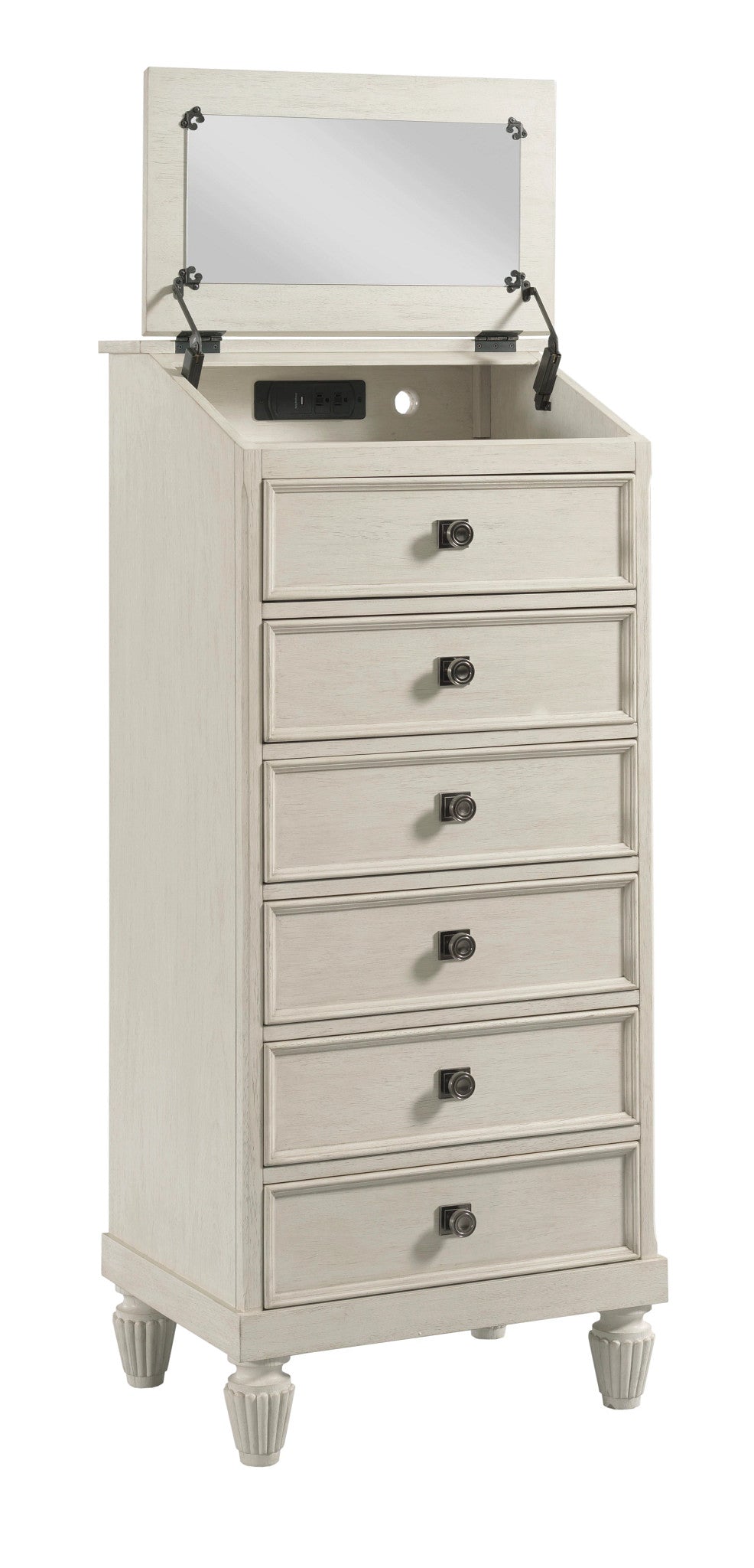 American Drew Grand Bay Rockport Semainier in Egret