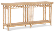Hooker Furniture Commerce and Market Knot Kidding Console Table in Whites/Creams/Beiges