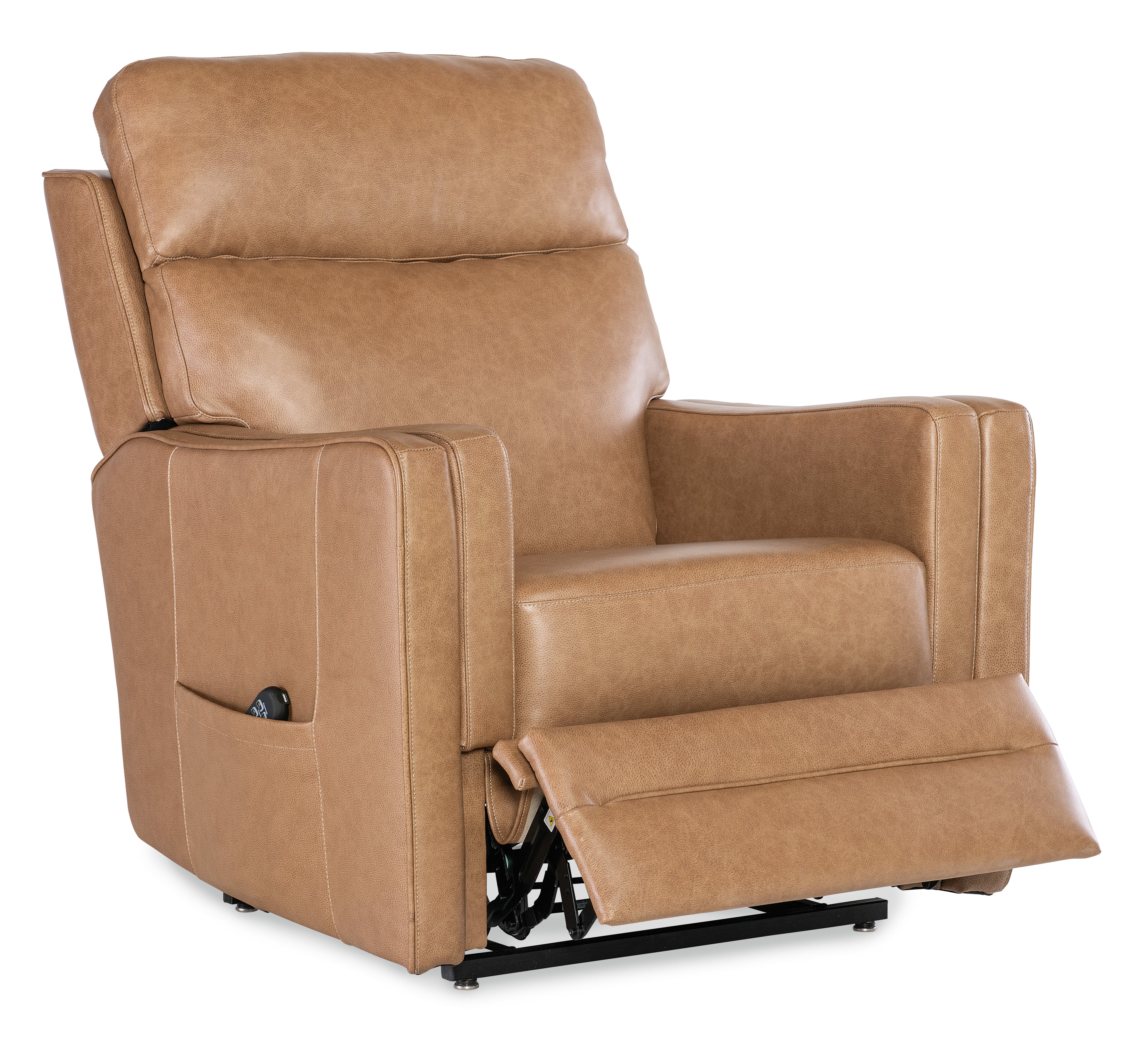 Hooker Furniture Thyme Power Recliner with Power Headrest, Lumbar & Lift in Brown