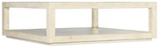 Hooker Furniture Cascade Square Cocktail Table in Beige