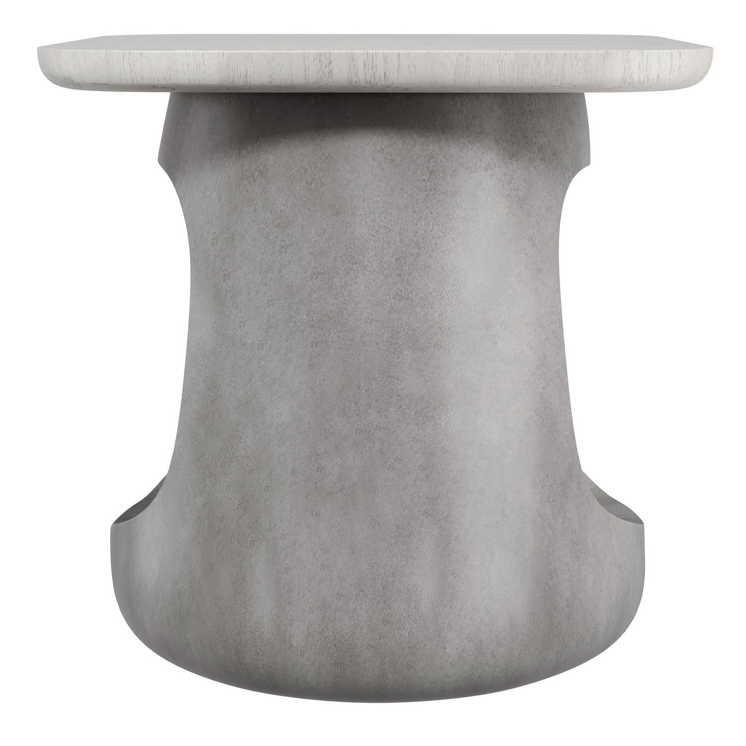 Bernhardt Furniture Sereno Side Table in Lutra/Sasso