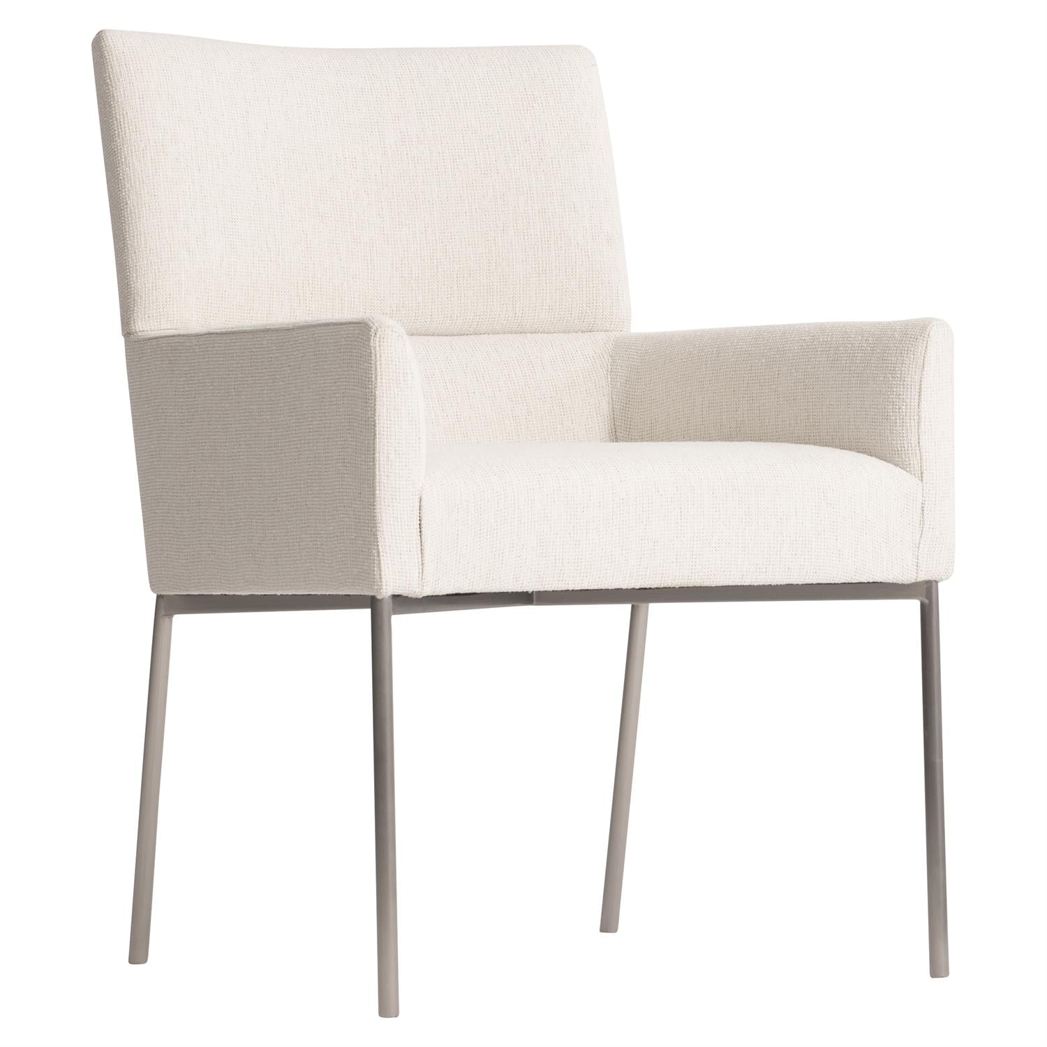 Bernhardt Furniture Sereno Arm Chair in Nickel