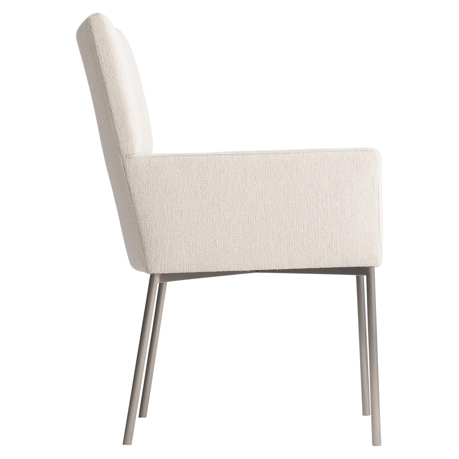Bernhardt Furniture Sereno Arm Chair in Nickel