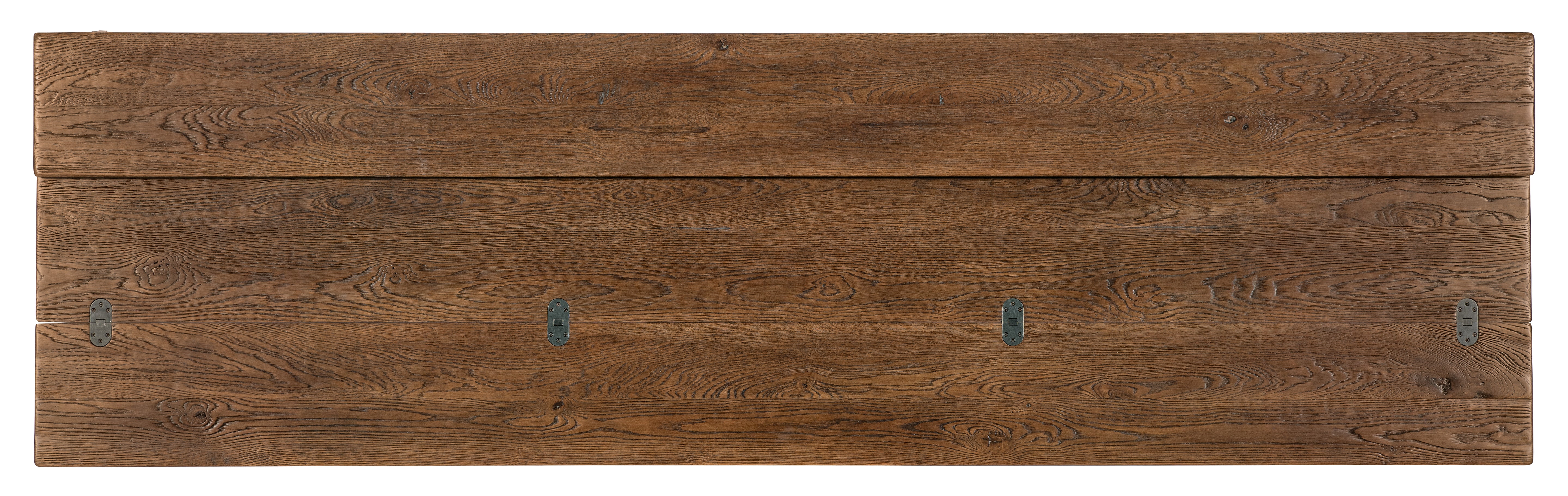 Hooker Furniture Driftwood Flip-Top Console Table in Medium Wood