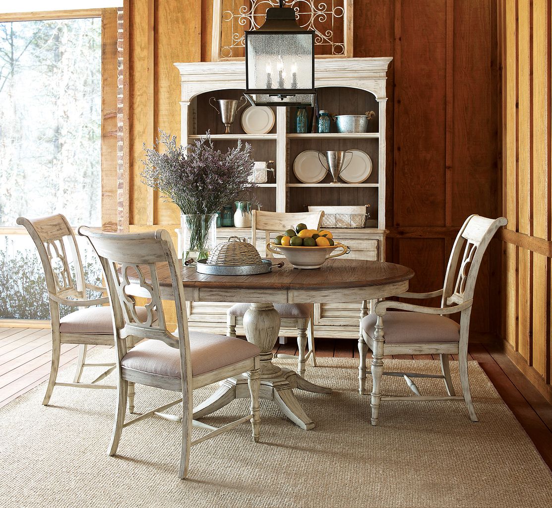 Kincaid Furniture Weatherford Arm Chair in Cornsilk