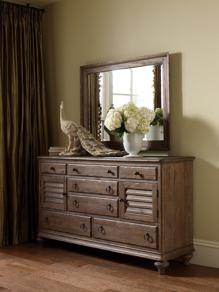 Kincaid Furniture Weatherford Landscape Mirror in Heather