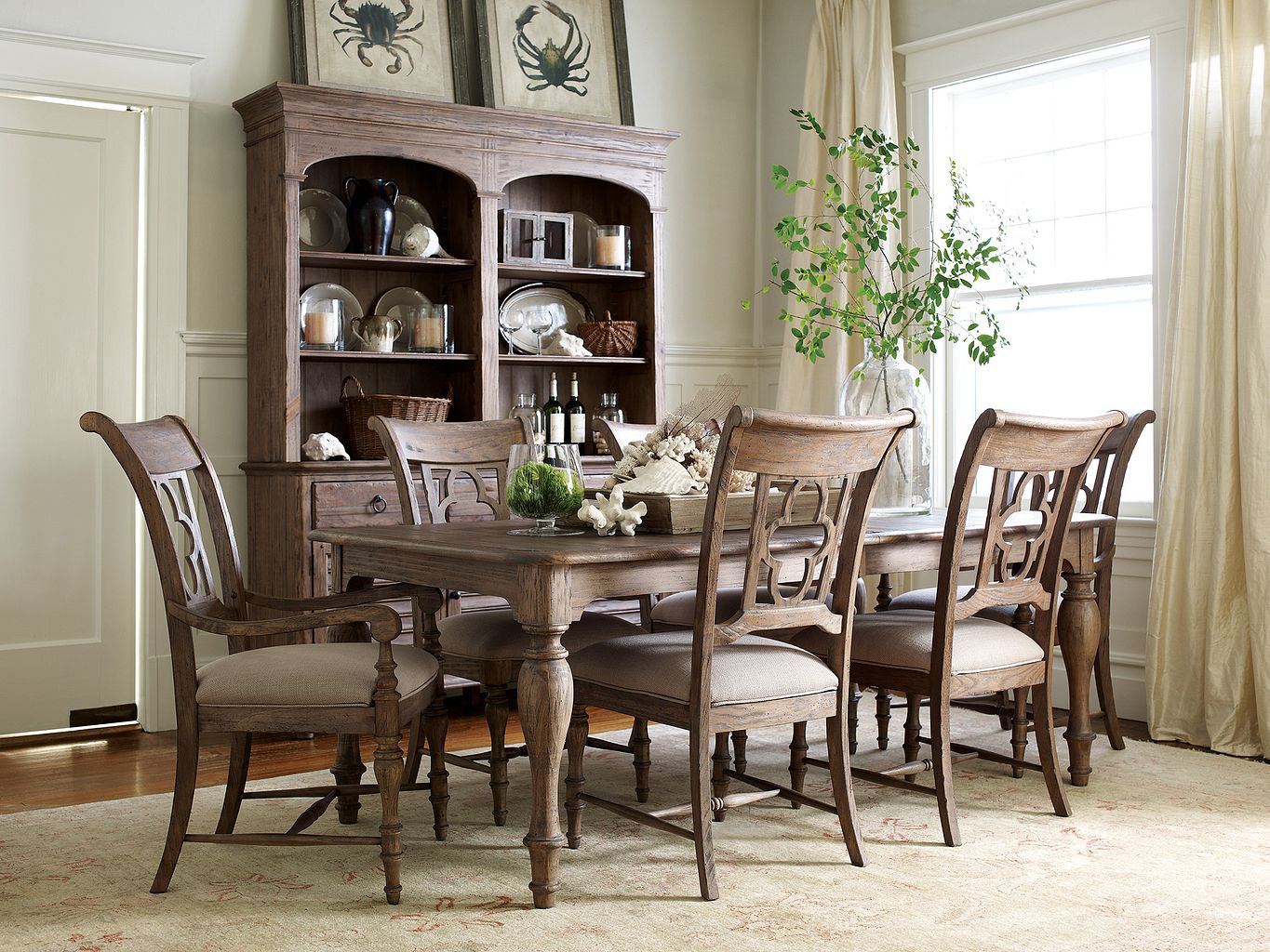 Kincaid Furniture Weatherford Canterbury Table in Heather
