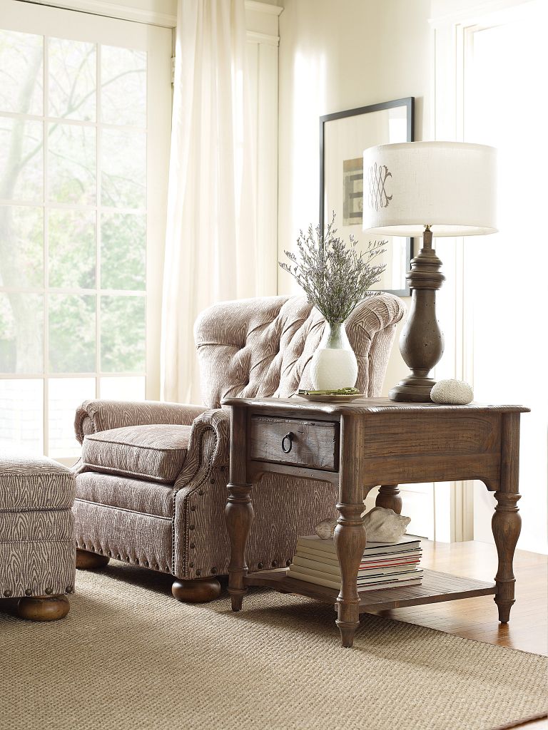 Kincaid Furniture Weatherford End Table in Heather