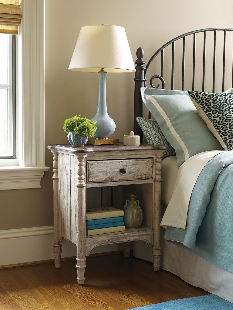 Kincaid Furniture Weatherford Open Nightstand in Cornsilk