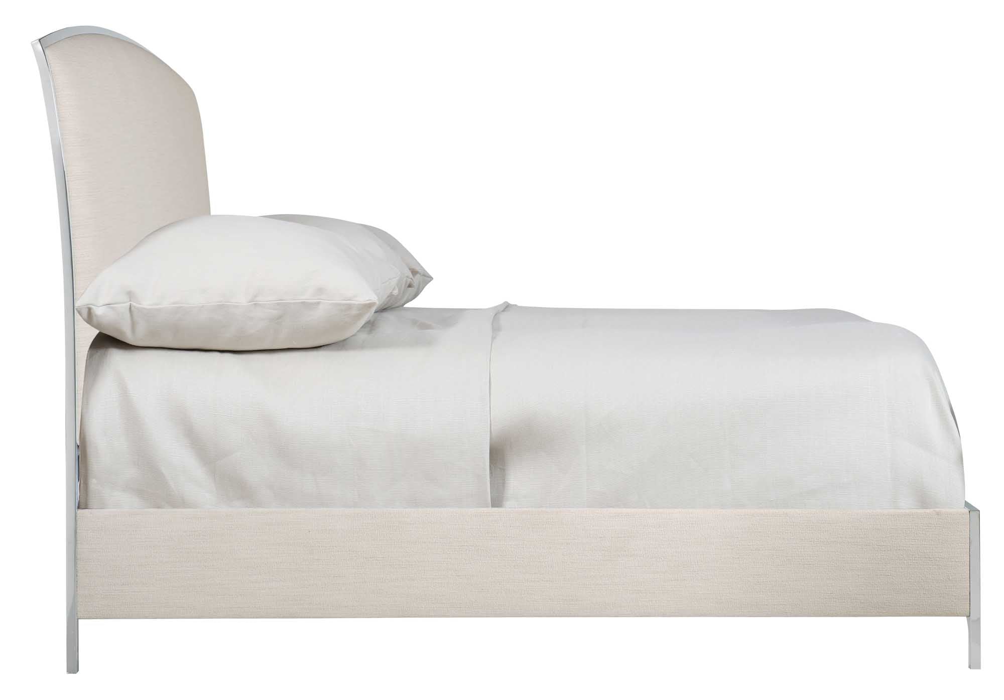 Bernhardt Furniture Silhouette Panel Bed King in Eggshell