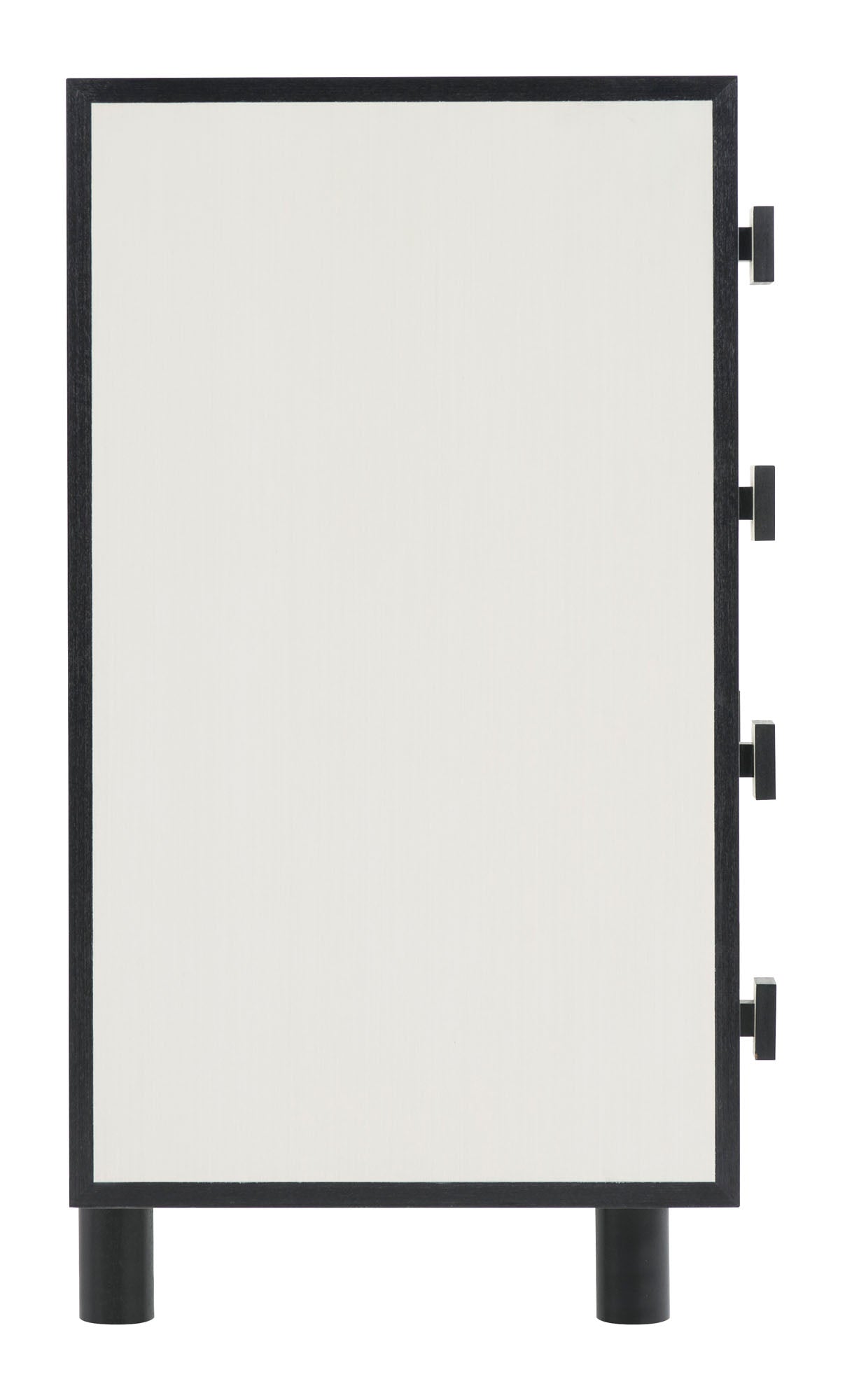 Bernhardt Furniture Silhouette Dresser in Eggshell/Onyx