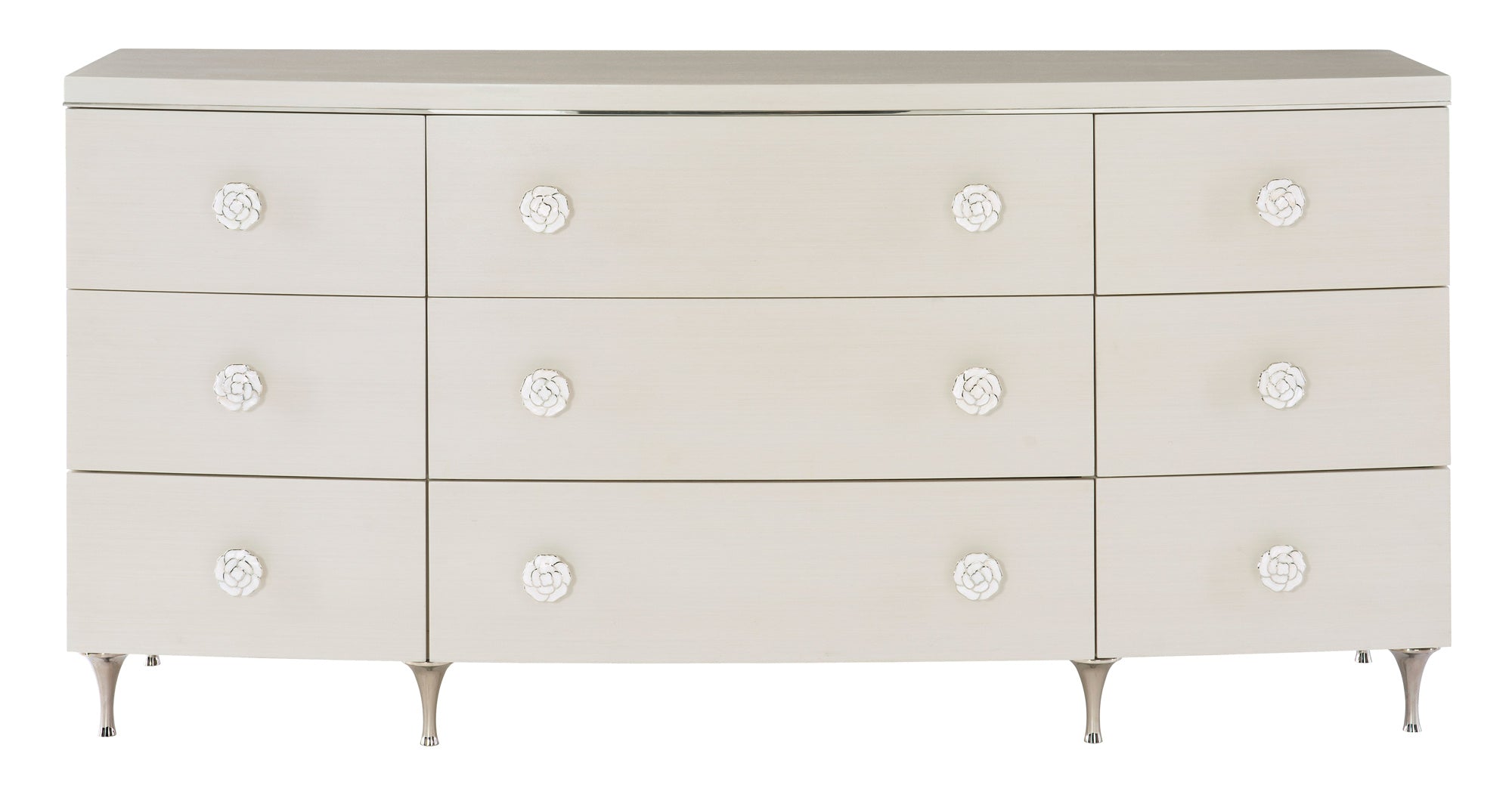 Bernhardt Furniture Silhouette Dresser in Eggshell