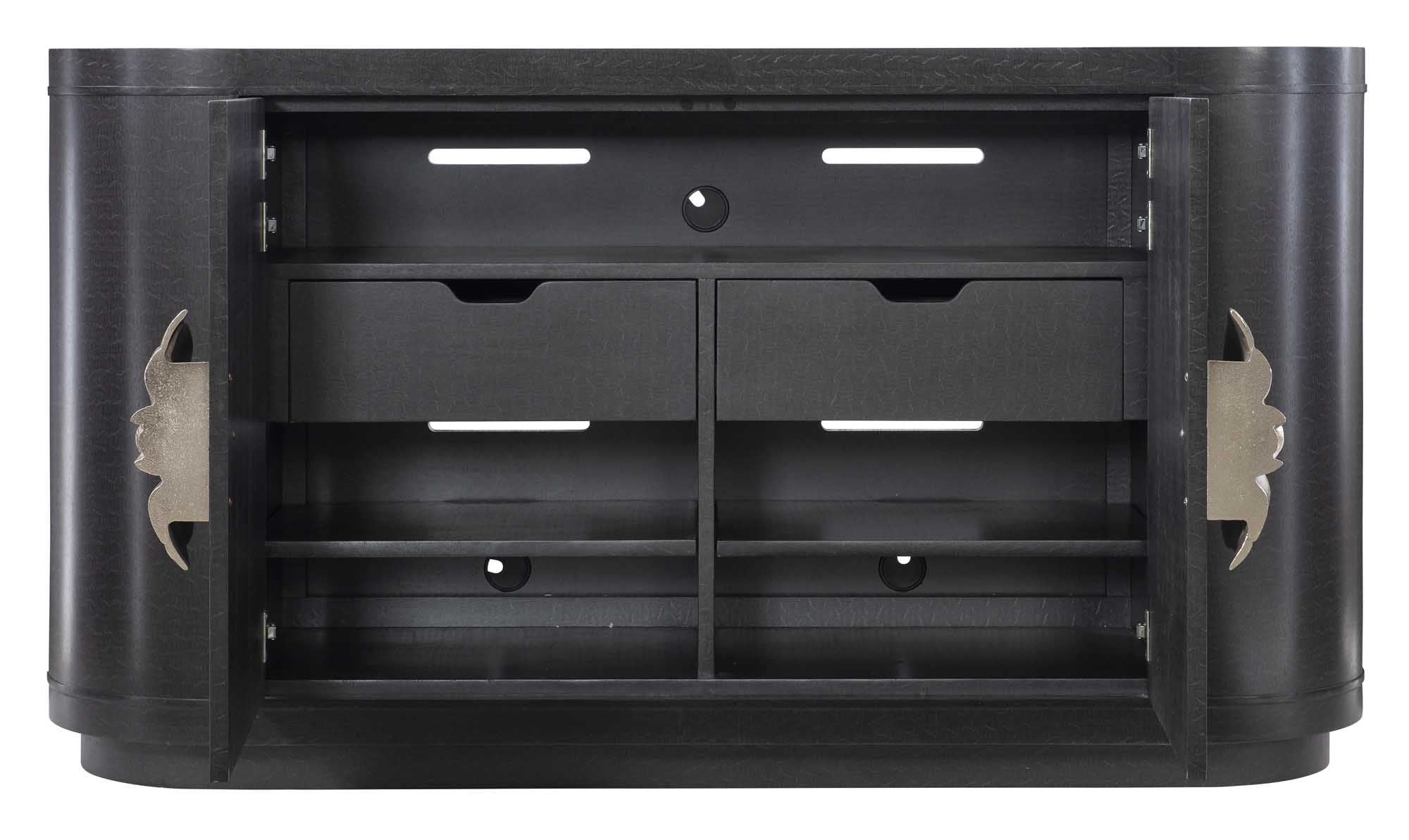 Bernhardt Furniture Silhouette Buffet in Onyx