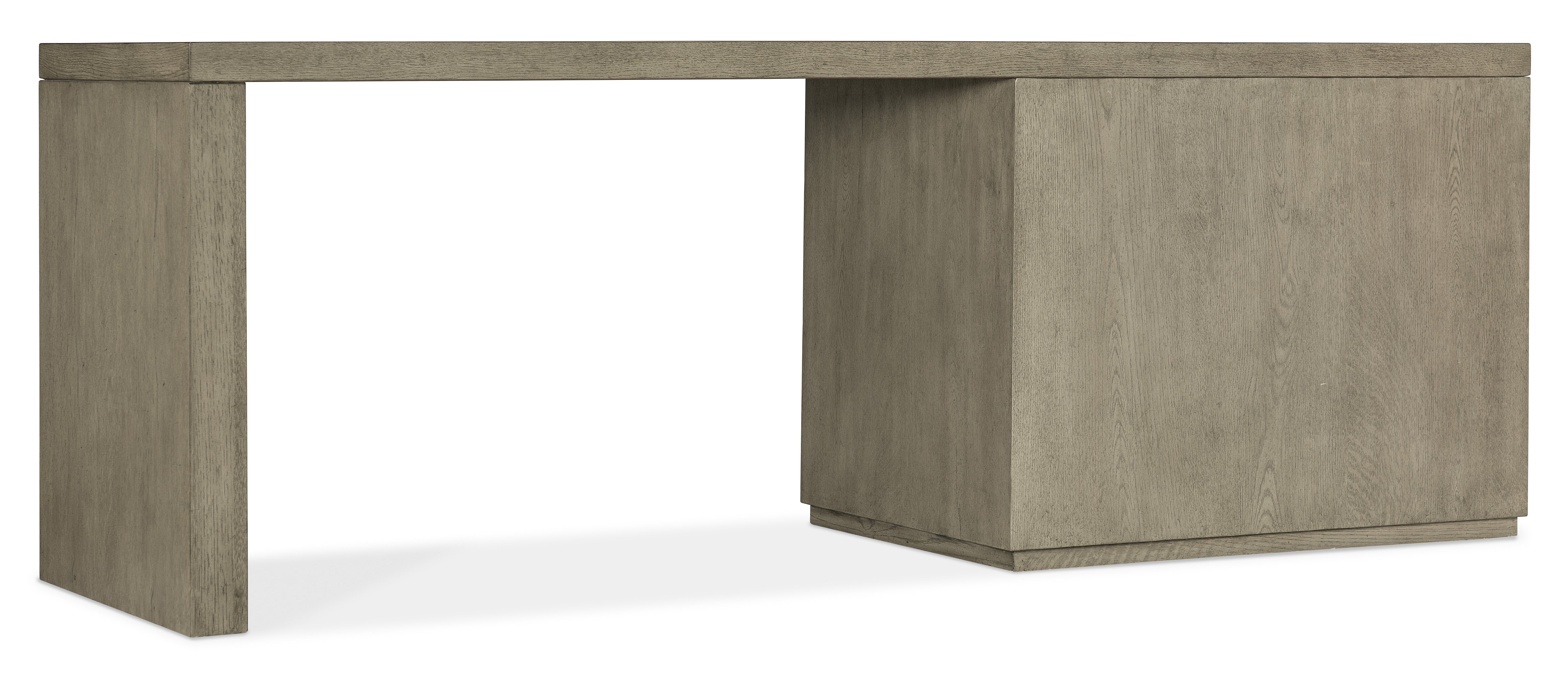 Hooker Furniture Linville Falls 84" Desk with Open Desk Cabinet