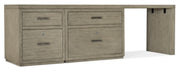 Hooker Furniture Linville Falls 96" Desk with File and Lateral File