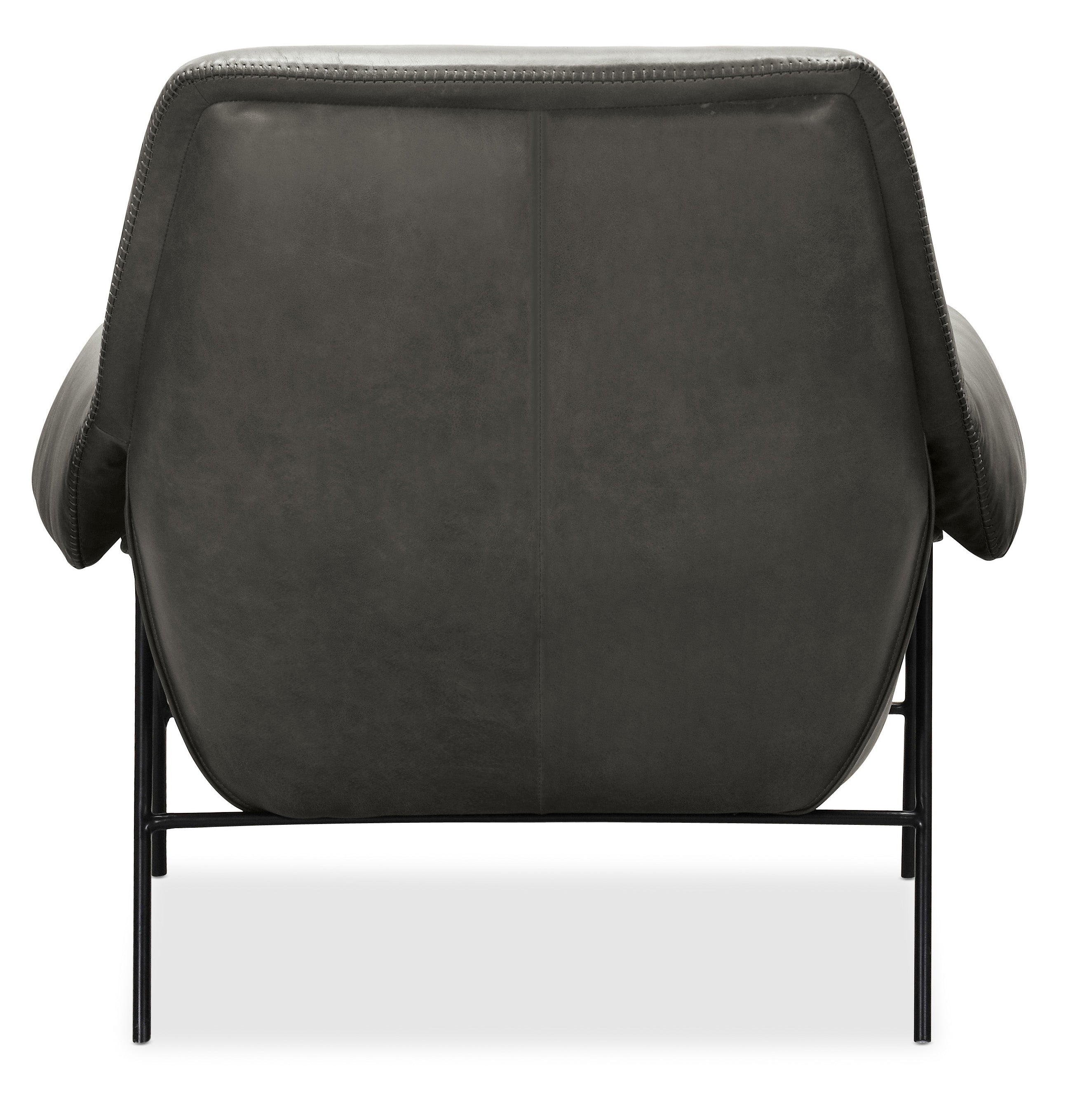 Hooker Furniture Ambroise Metal Frame Club Chair in Grey