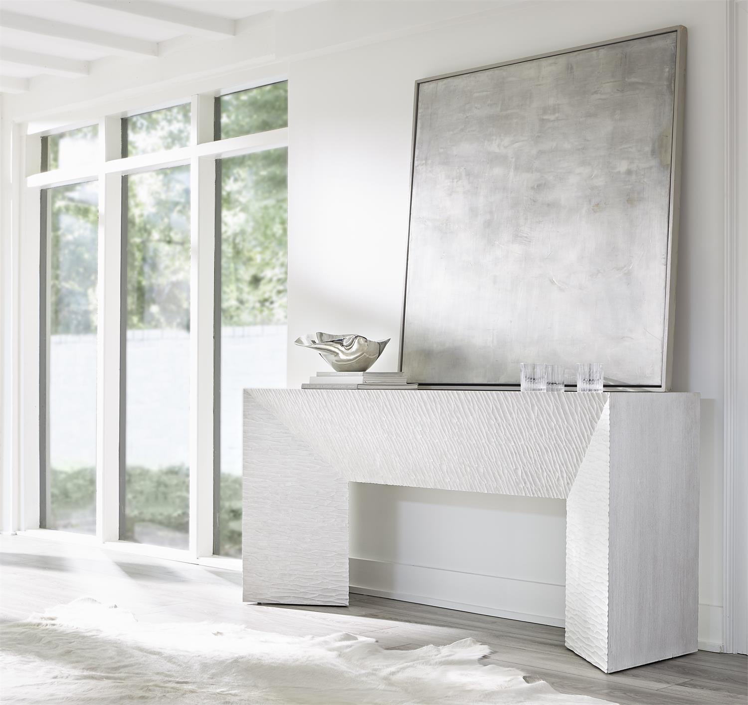 Bernhardt Furniture Solaria Console Table in Bone