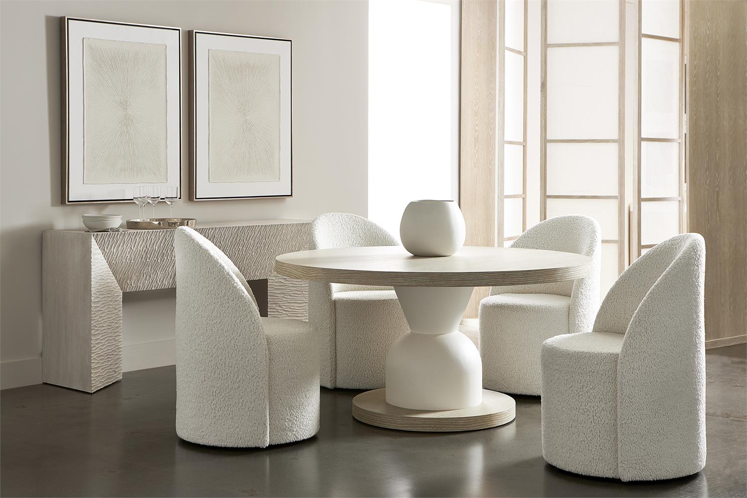 Bernhardt Furniture Solaria Arm Chair in Fossil