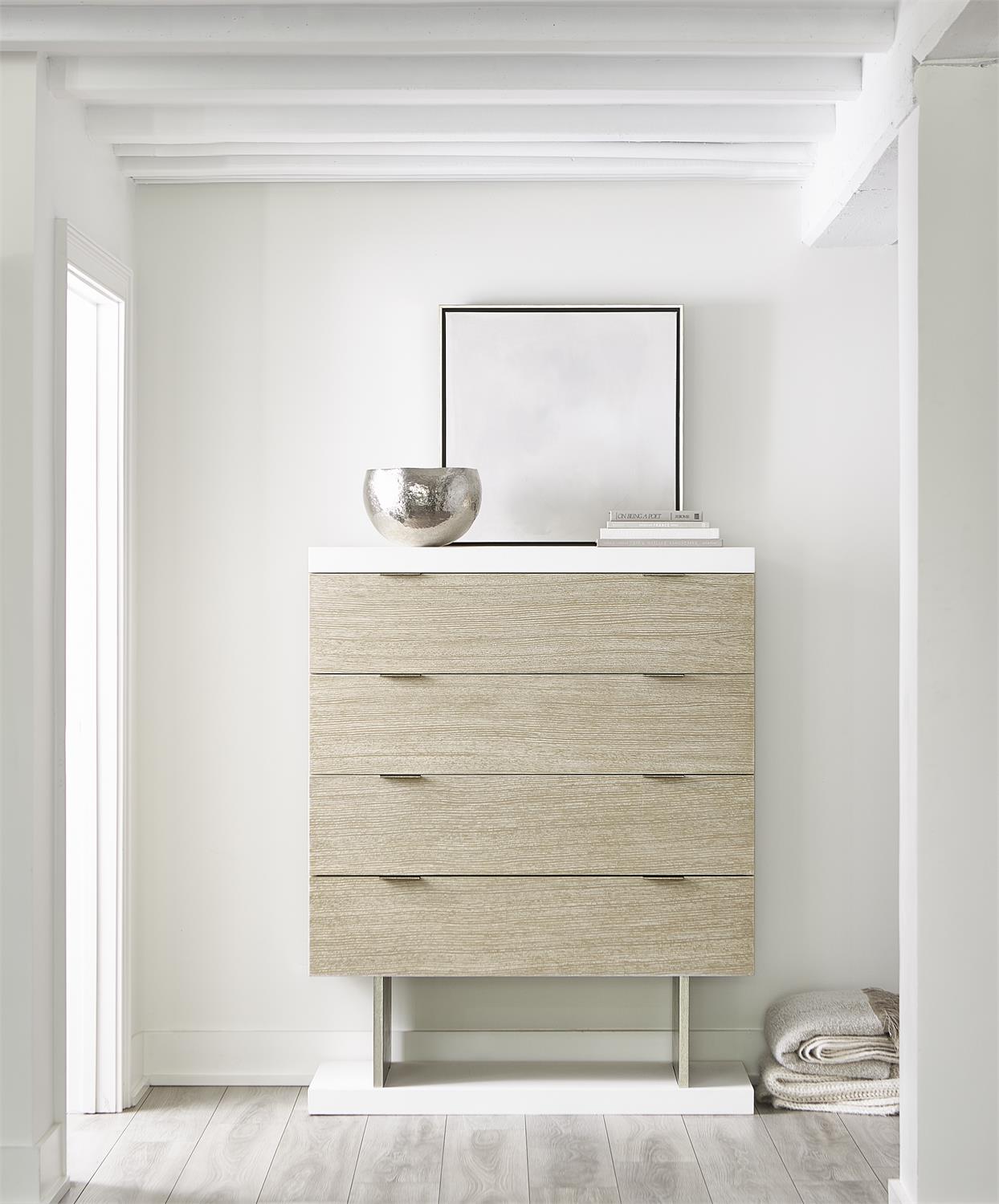 Bernhardt Furniture Solaria Tall Drawer Chest in Dune