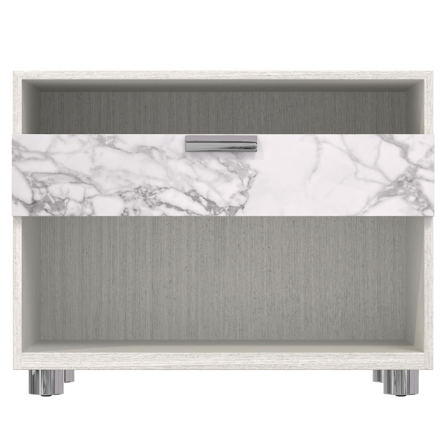 Bernhardt Furniture Stratum Nightstand in Mist/Arabescato