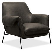 Hooker Furniture Ambroise Metal Frame Club Chair in Grey