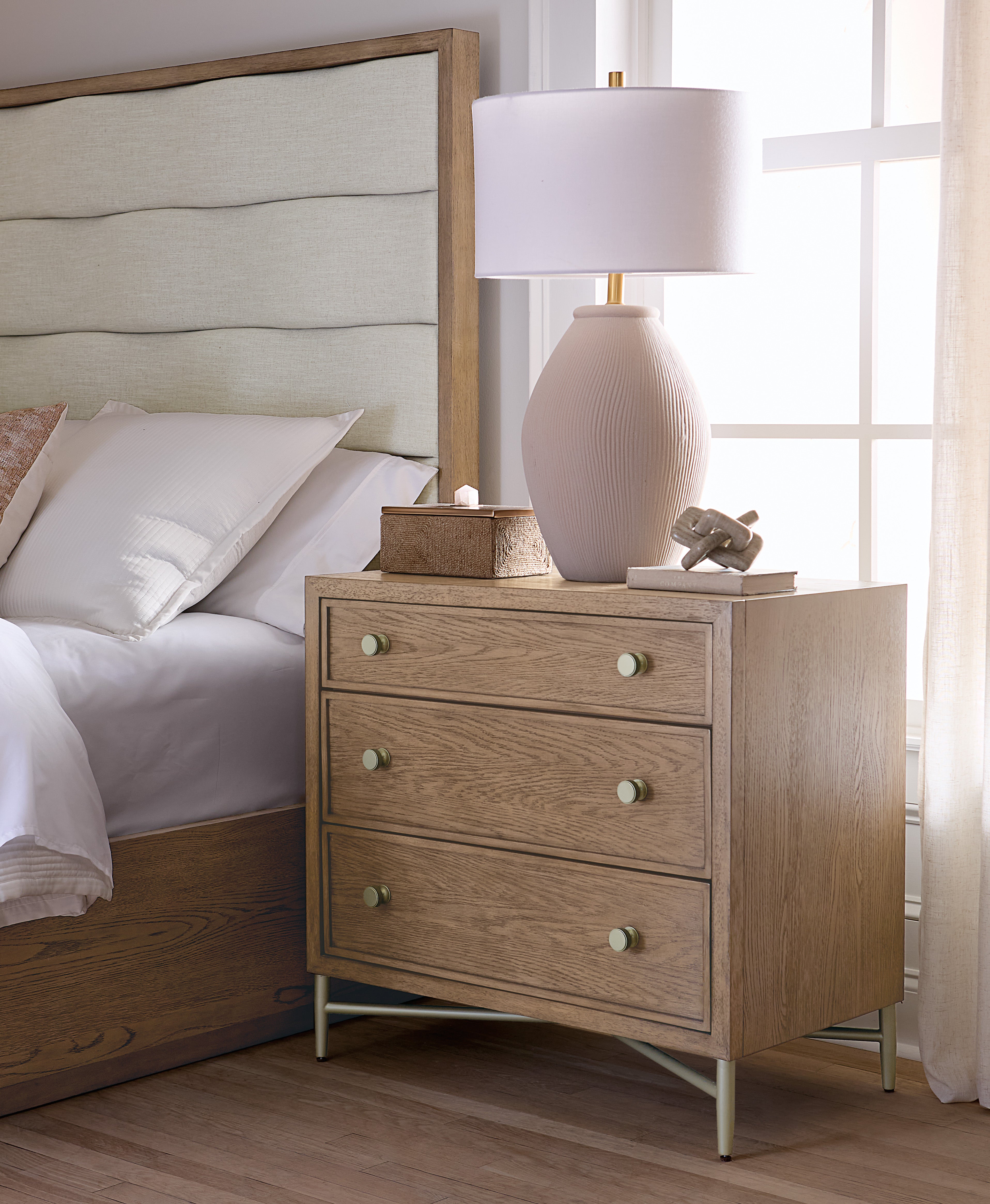 Hooker Furniture Sonnet Three-Drawer Nightstand