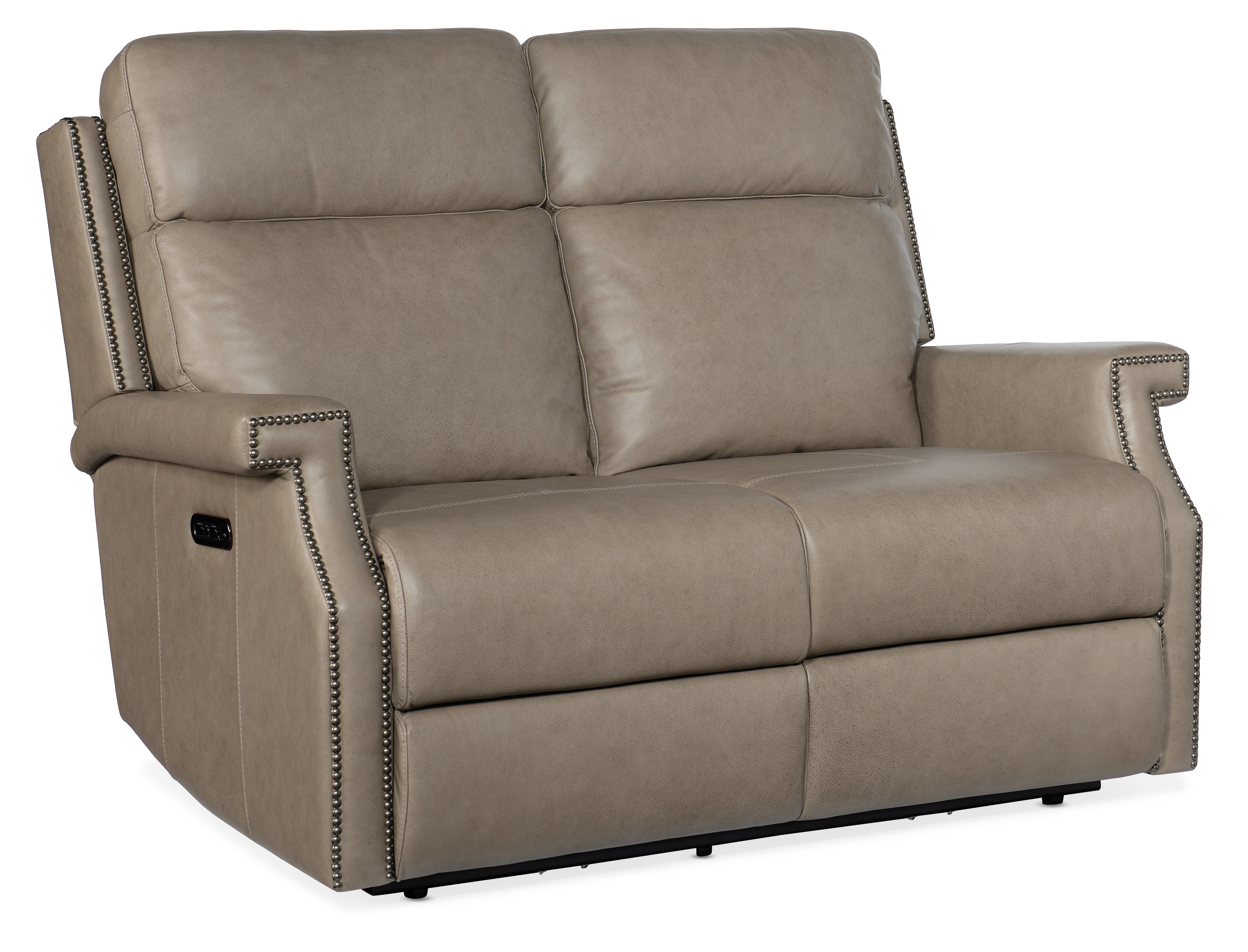 Hooker Furniture Vaughn Zero Gravity Loveseat with Power Headrest in Grey