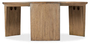 Hooker Furniture Commerce & Market Round Cocktail Table in Medium Wood