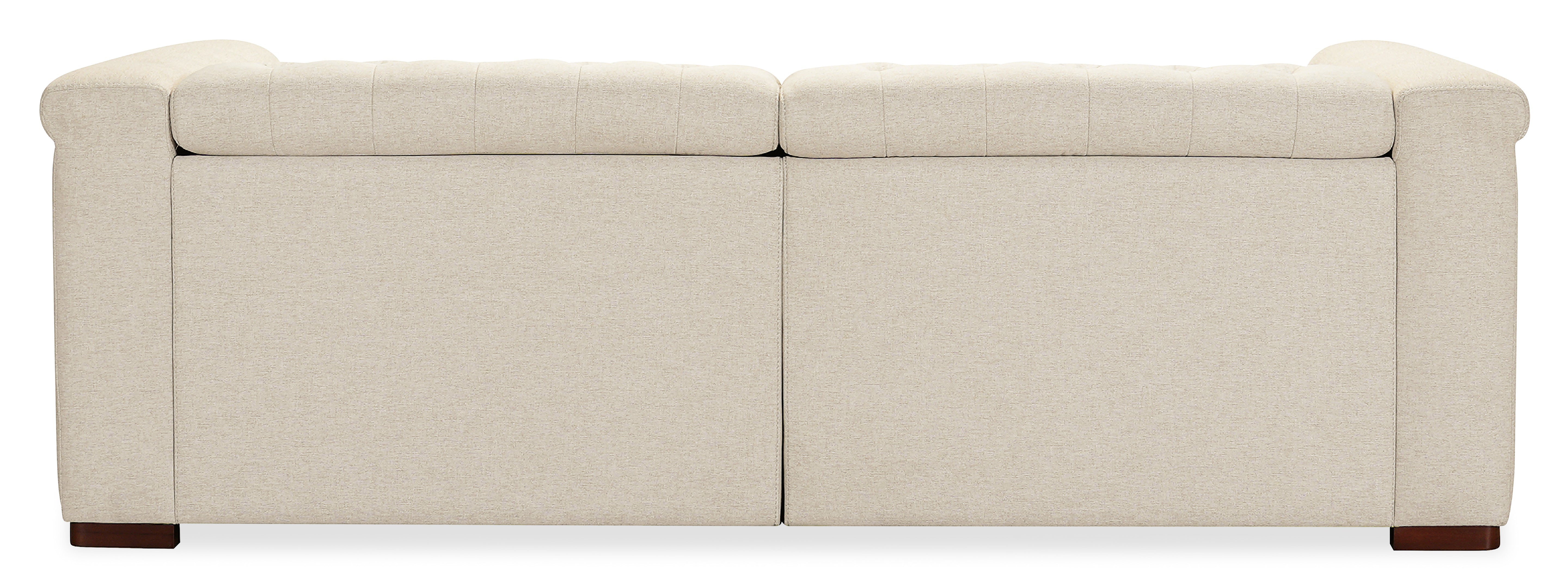 Hooker Furniture Savion Deux Sofa with Power Recliners and Power Headrests in Beige