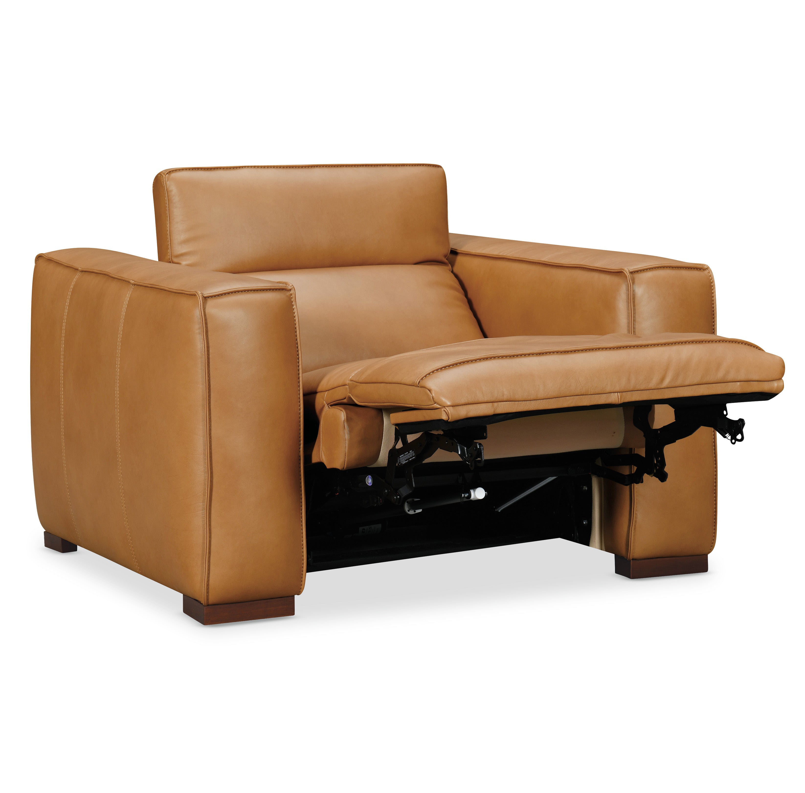 Hooker Furniture Fresco Power Recliner with Power Headrest in Brown