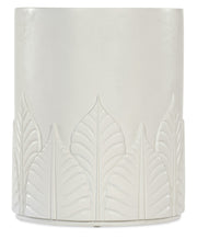 Hooker Furniture Commerce and Market Amelia Round End Table in Whites/Creams/Beiges