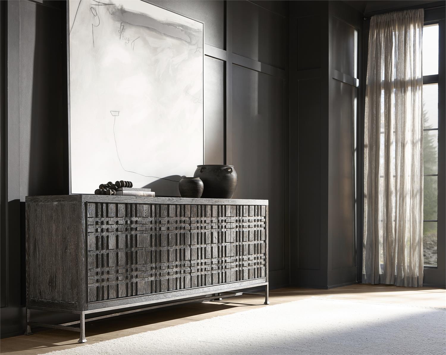 Bernhardt Furniture Tribeca Entertainment Credenza in Tadon