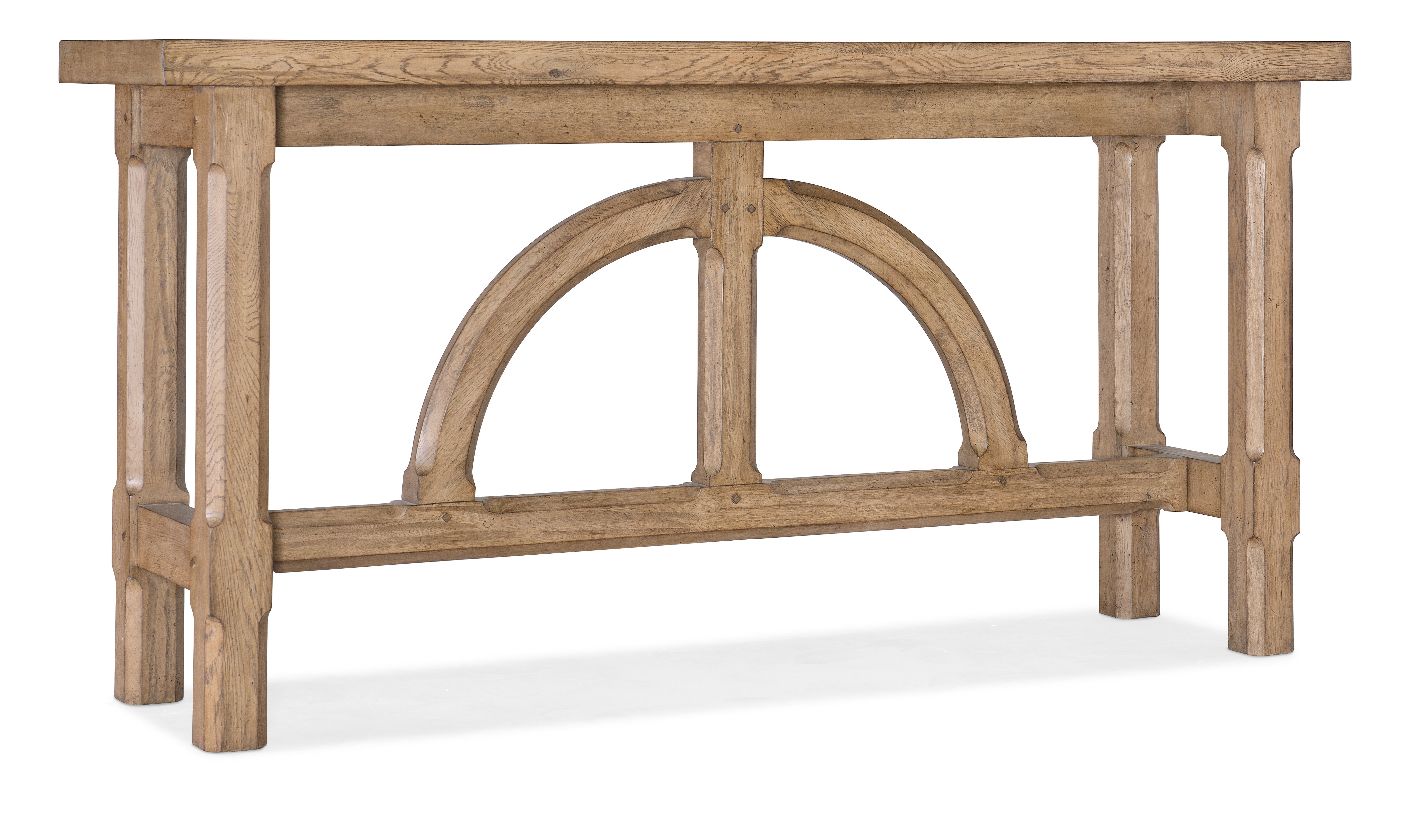 Hooker Furniture Commerce & Market Console in Light Wood