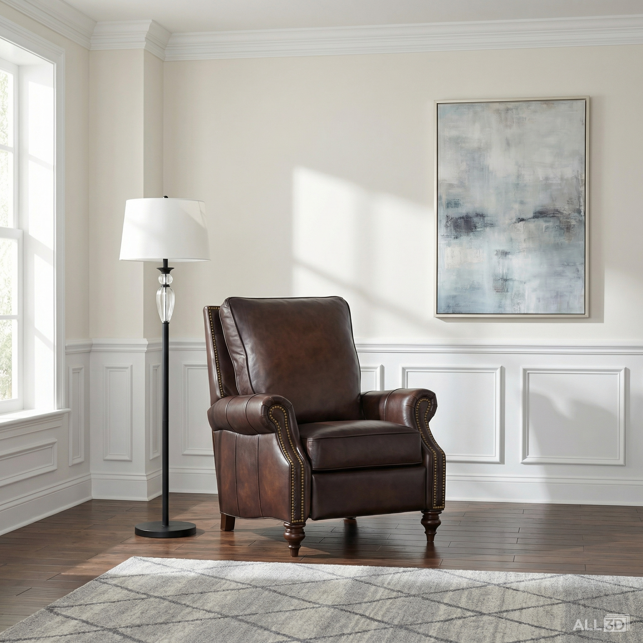 Hooker Furniture Conlon Recliner in Dark Brown