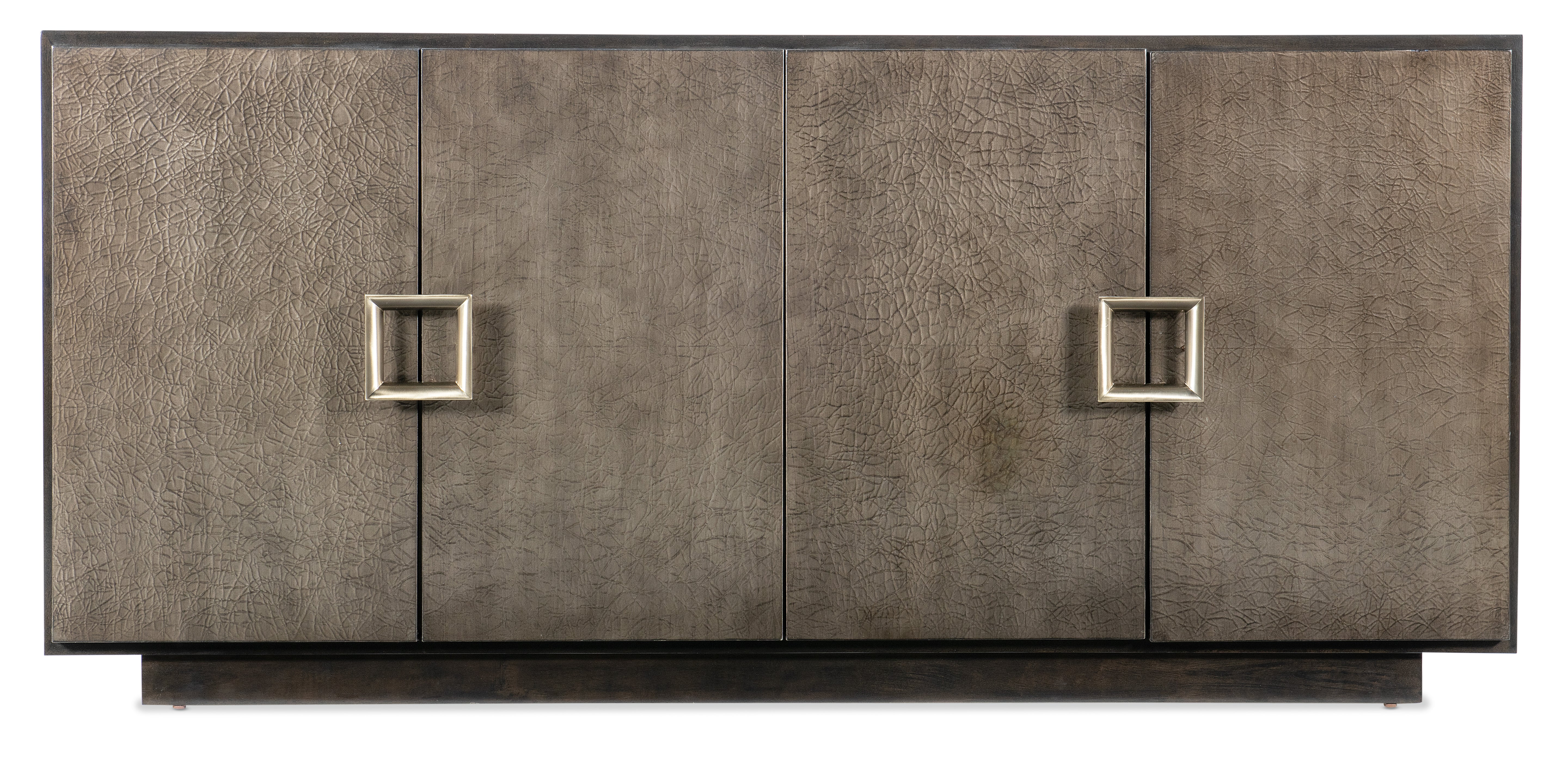 Hooker Furniture Melange Asher Four Door Entertainment Credenza in Medium Brown