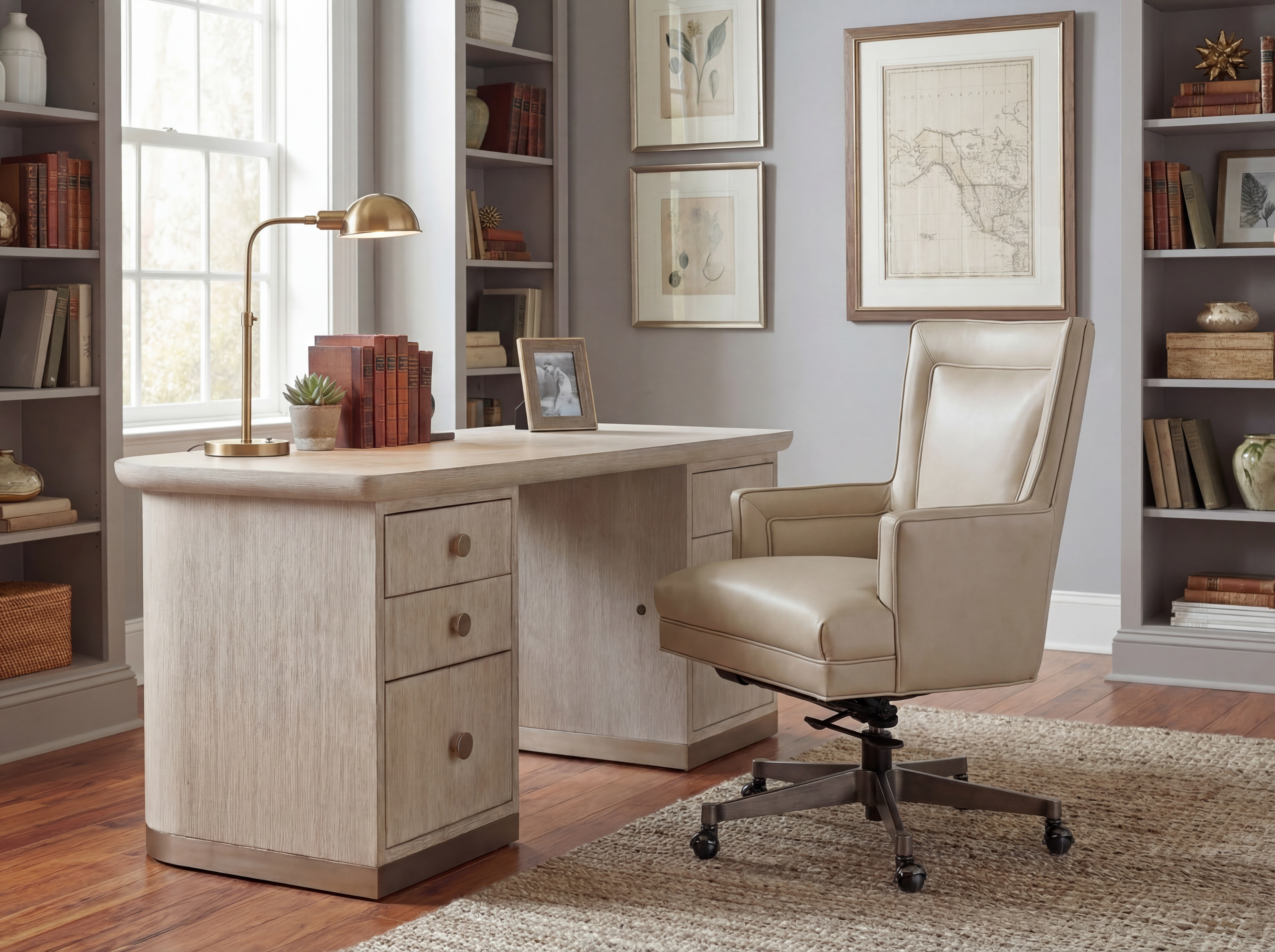 Hooker Furniture Rosa Executive Swivel Tilt Chair