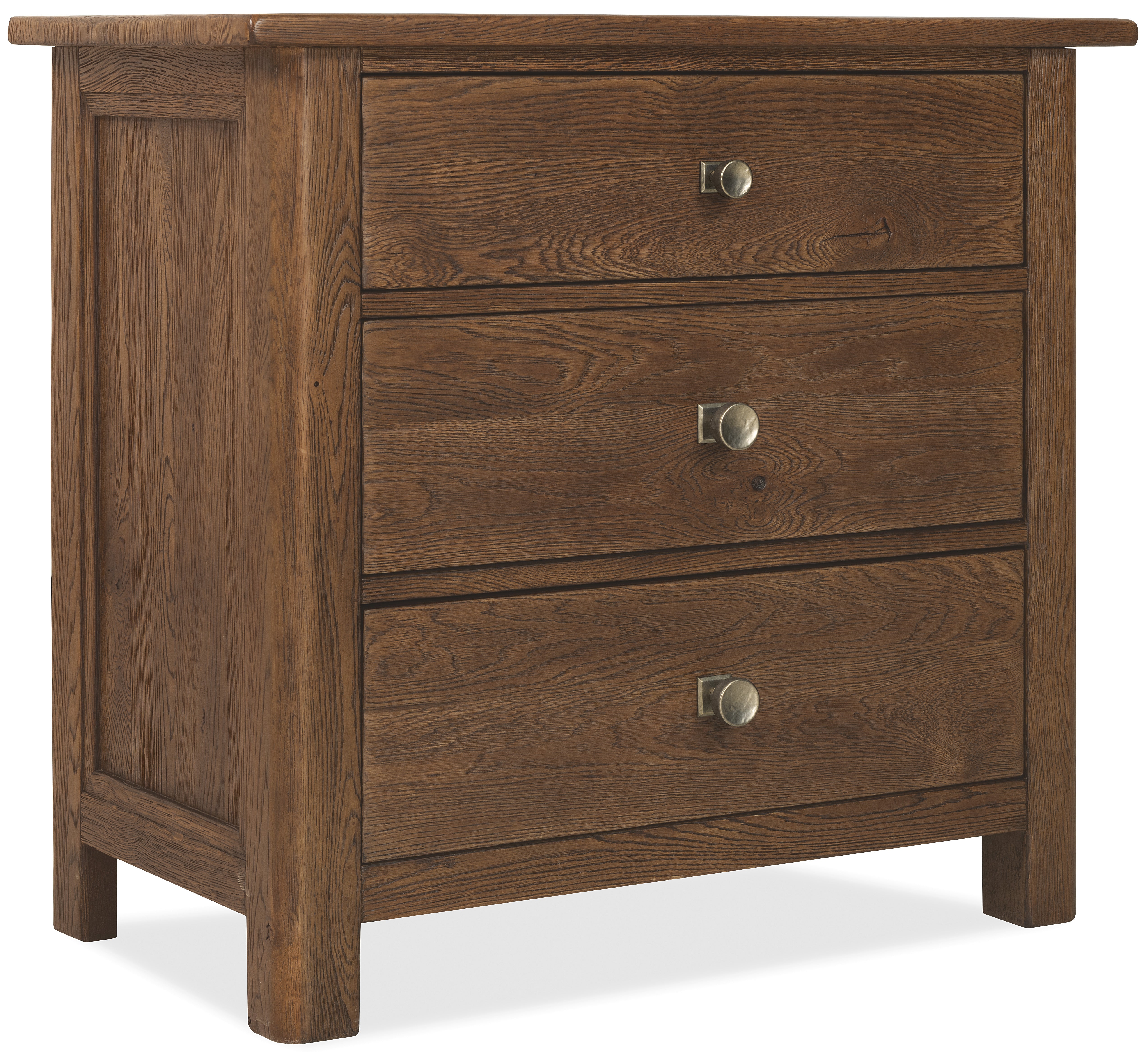 Hooker Furniture Driftwood Three-Drawer Nightstand