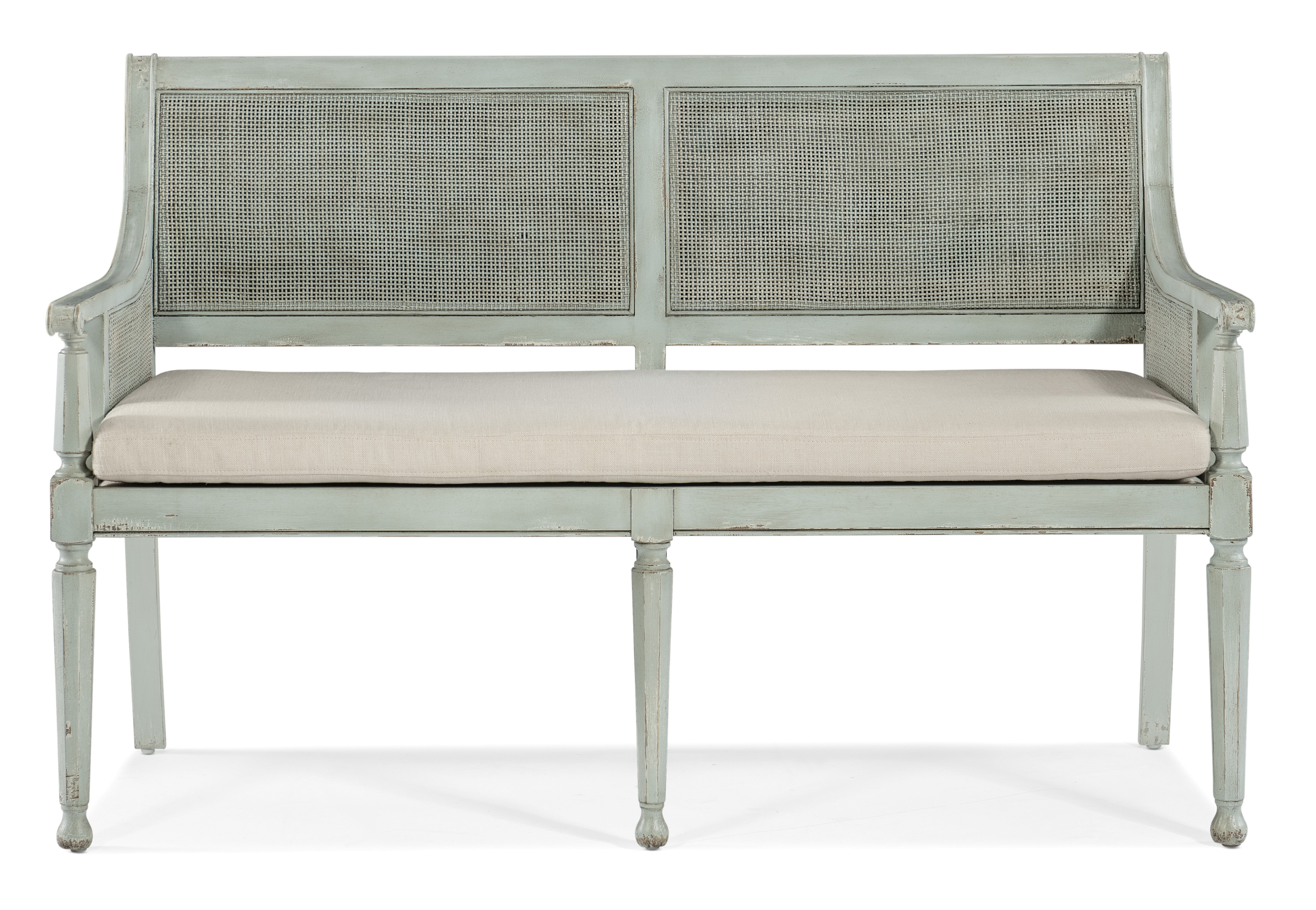 Hooker Furniture Charleston Bench in Light Blue