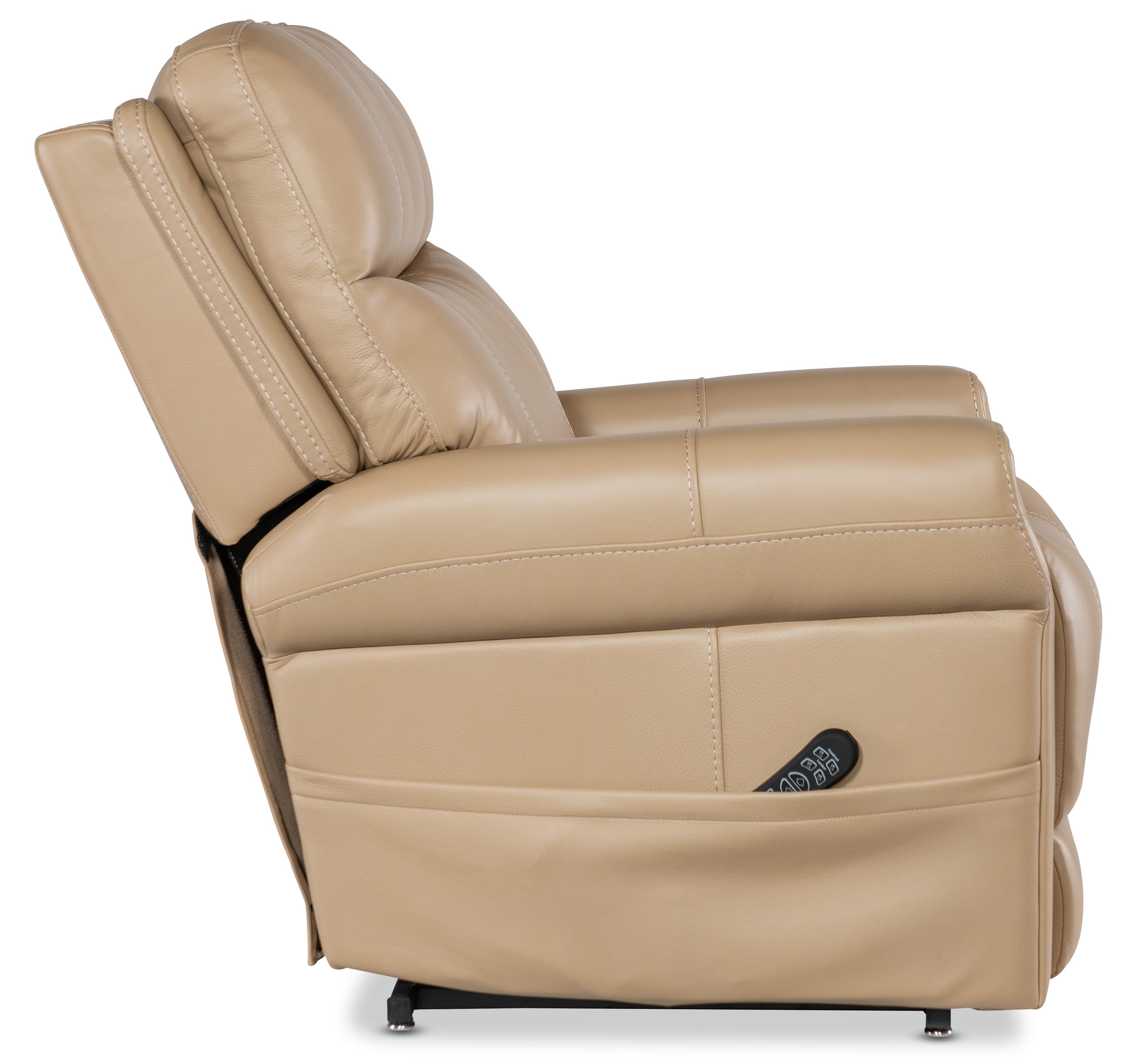 Hooker Furniture Carroll Power Recliner with Power Headrest, Lumbar & Lift in Beige