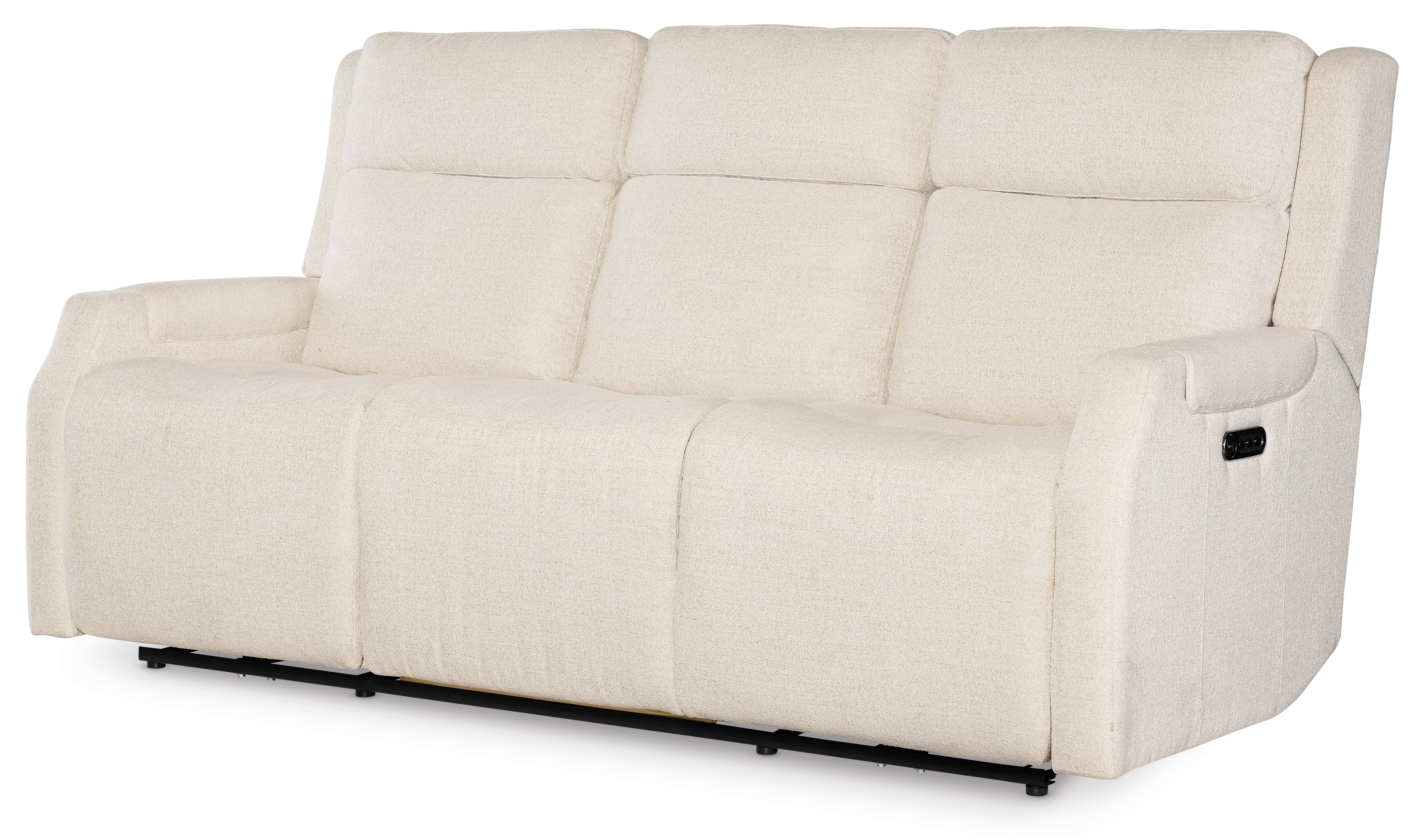 Hooker Furniture Nelson Zero Gravity Power Sofa with Power Headrest and Lumbar in White